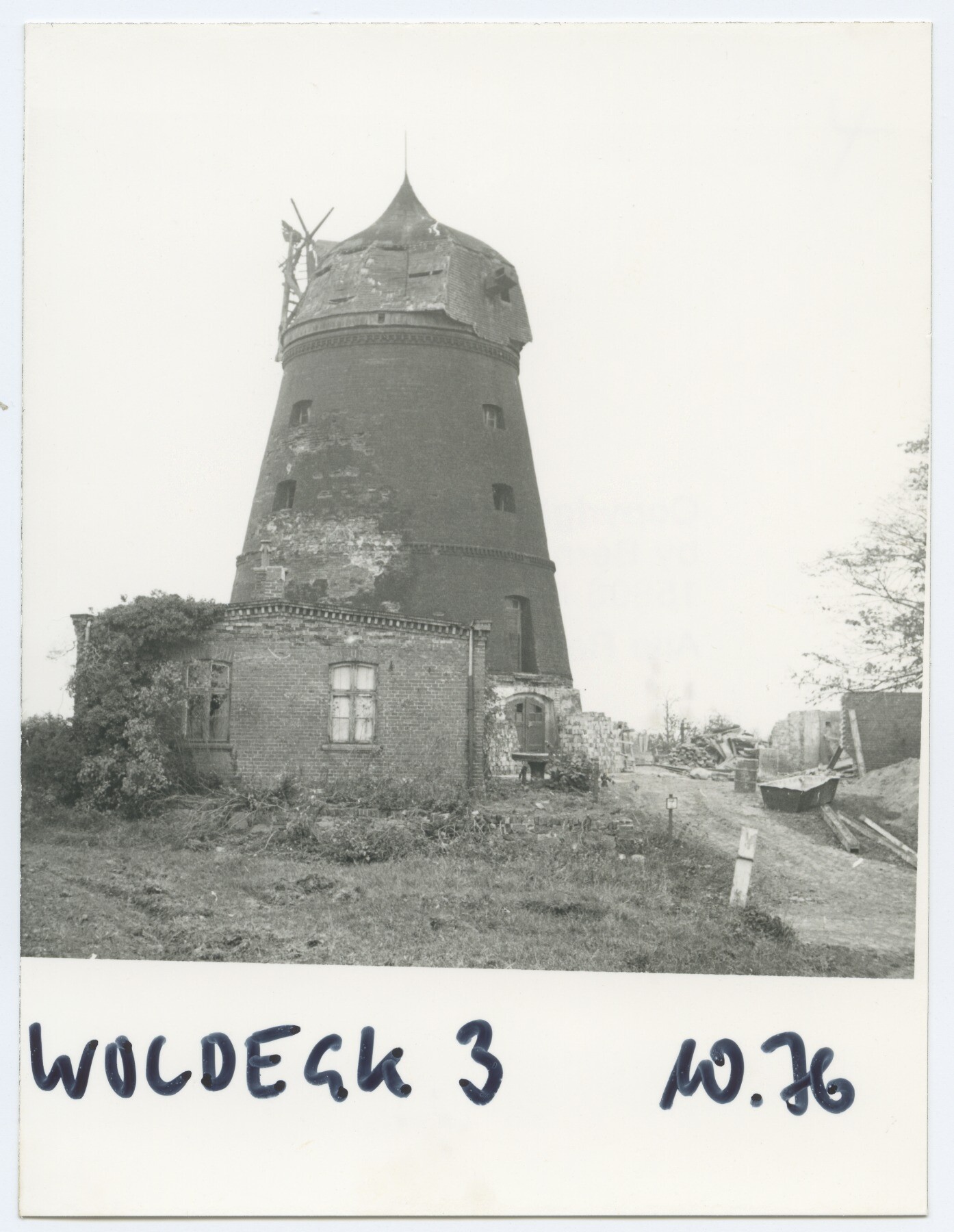 Turmholländerwindmühle Willy Ehlert in Woldegk (Historische Mühle von Sanssouci CC BY-NC-ND)