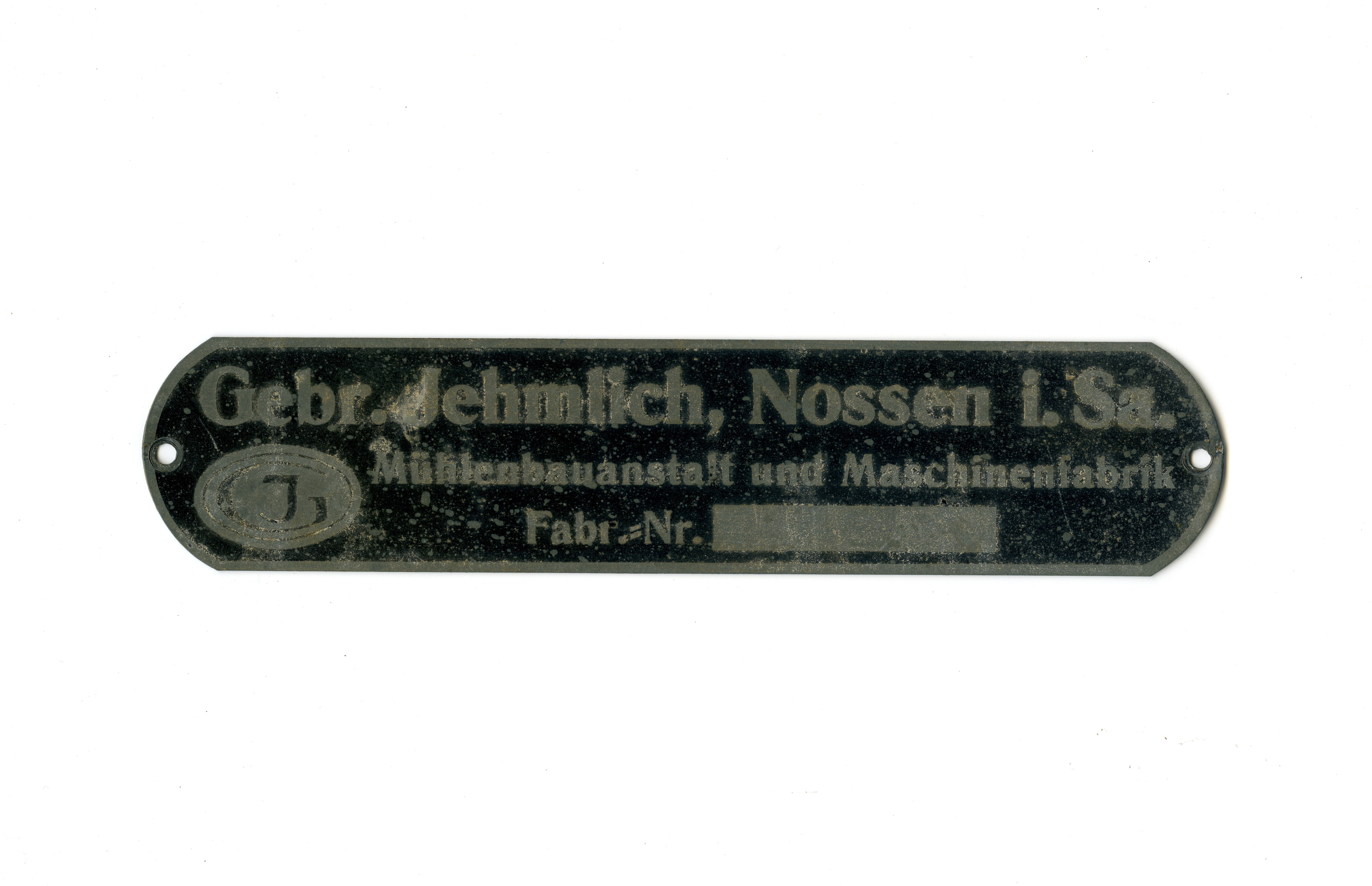 Firmenschild Gebr. Jehmlich (Historische Mühle von Sanssouci CC BY-NC-SA)