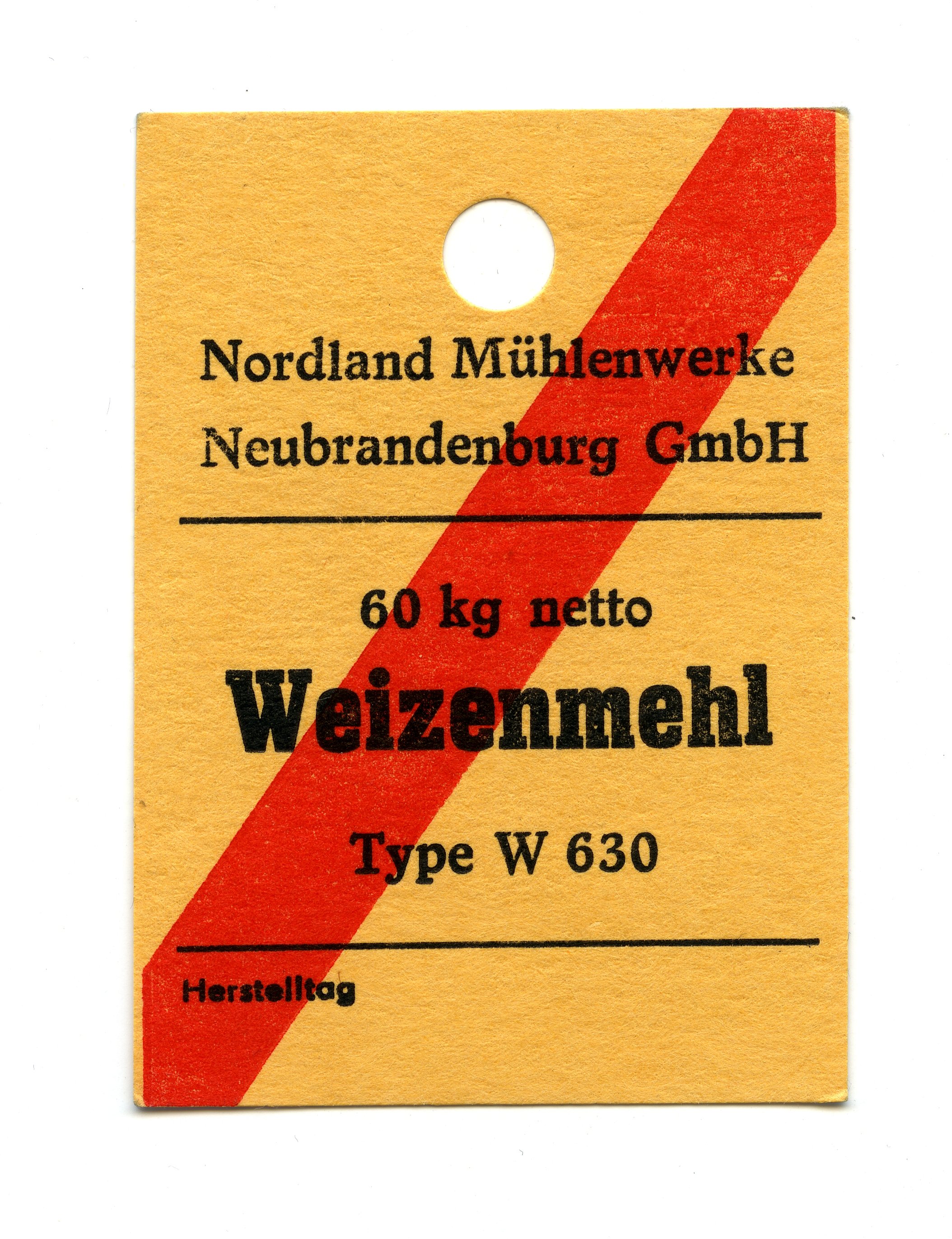 Nordland Mühlenwerke Neubrandenburg GmbH Weizenmehl (Historische Mühle von Sanssouci CC BY-NC-SA)