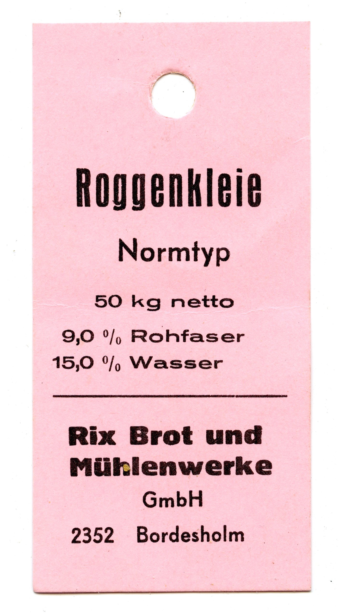 Rix Brot und Mühlenwerke Roggenkleie (Historische Mühle von Sanssouci CC BY-NC-SA)