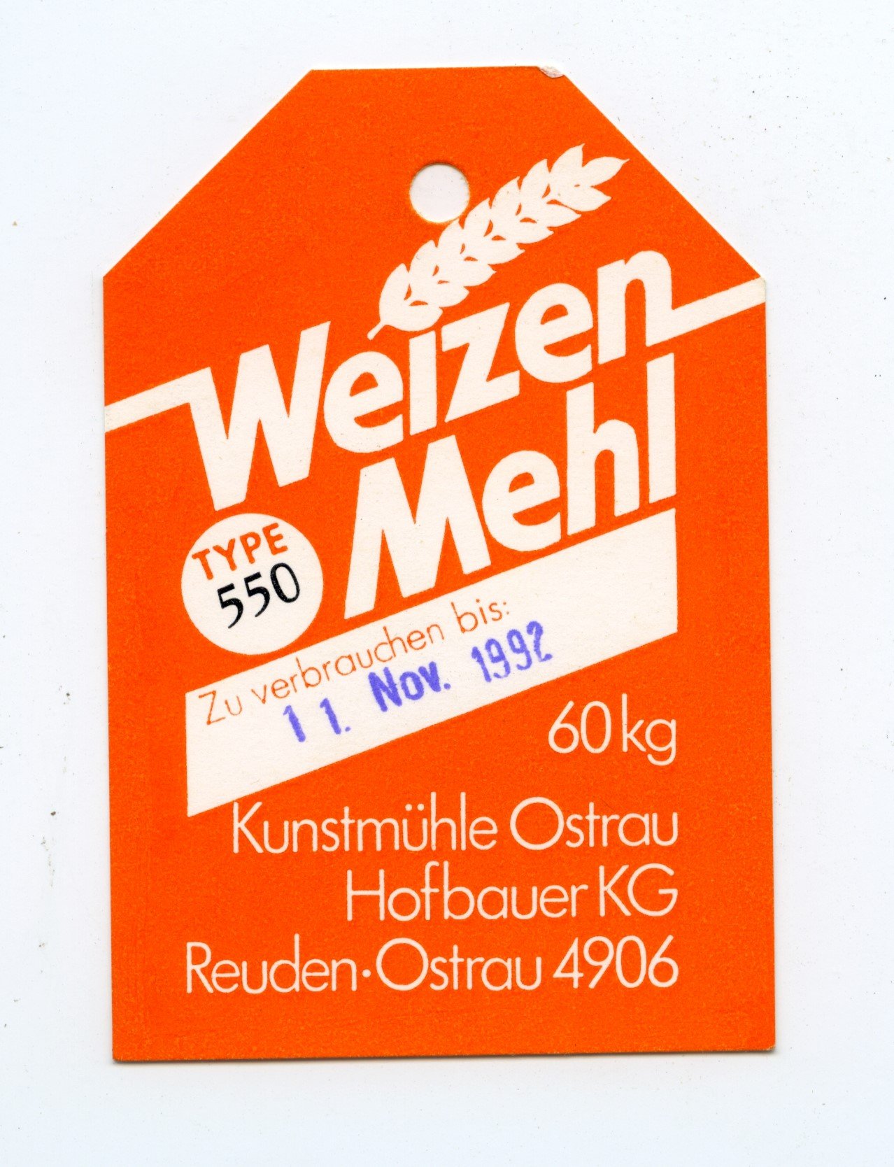 Kunstmühle Ostrau Weizenmehl (Historische Mühle von Sanssouci CC BY-NC-SA)