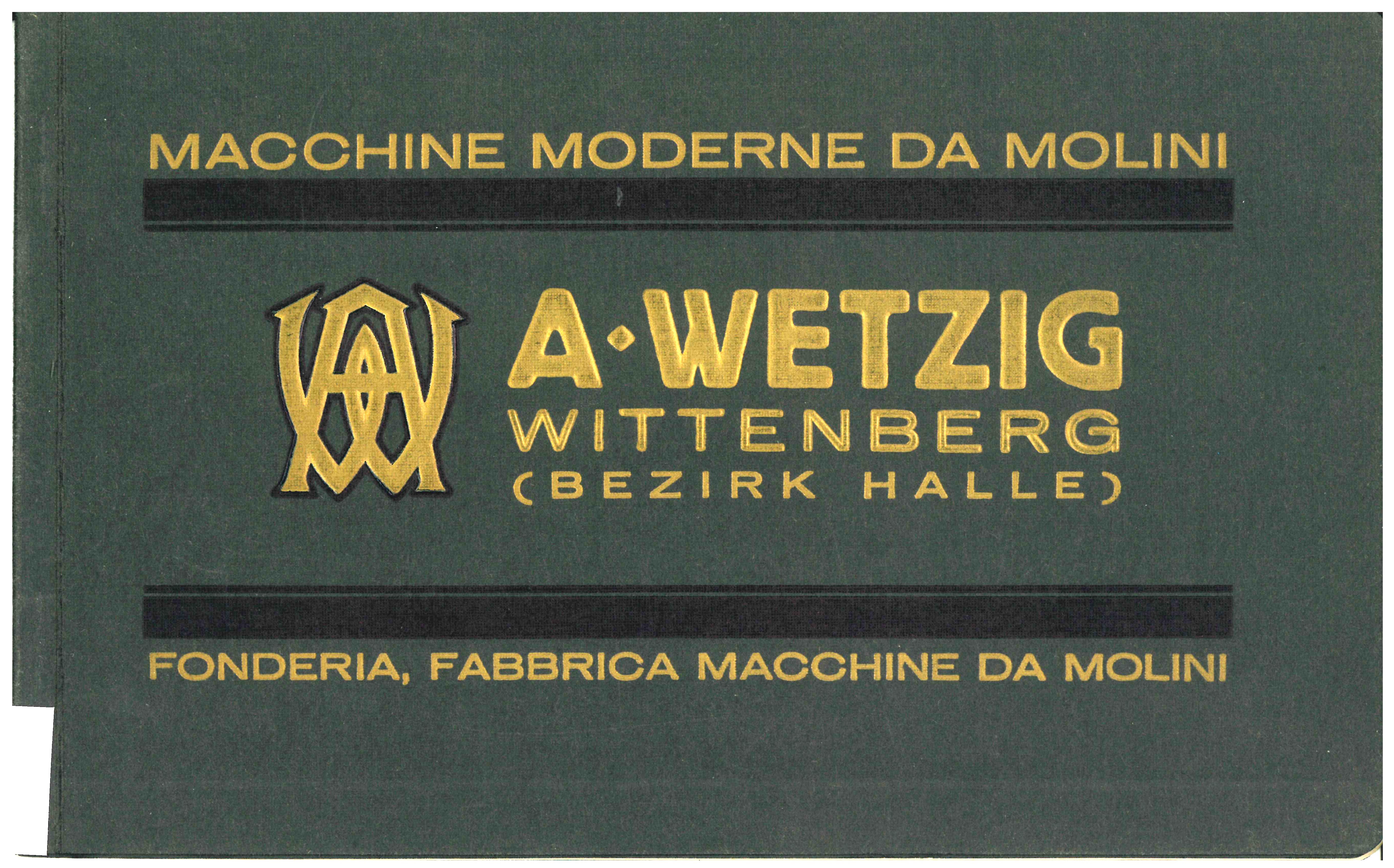 Macchine Moderne Da Molini. A. Wetzig, Wittenberg (Bezirk Halle). Fonderia, Fabbrica Macchine Da Molini (Historische Mühle von Sanssouci CC BY-NC-SA)