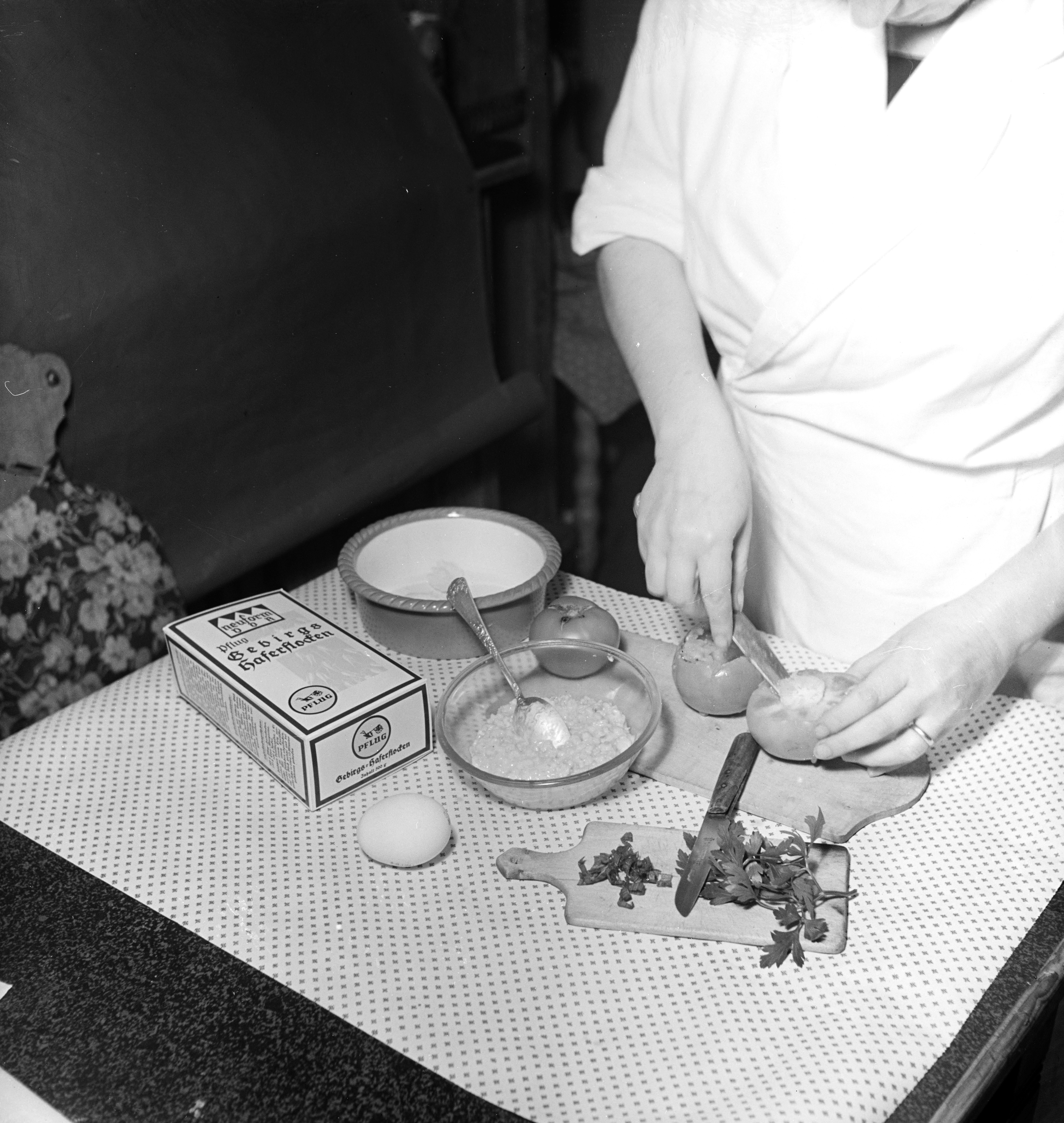 Herzhafte Speise mit PFLUG Haferflocken (Historische Mühle von Sanssouci CC BY-NC-SA)