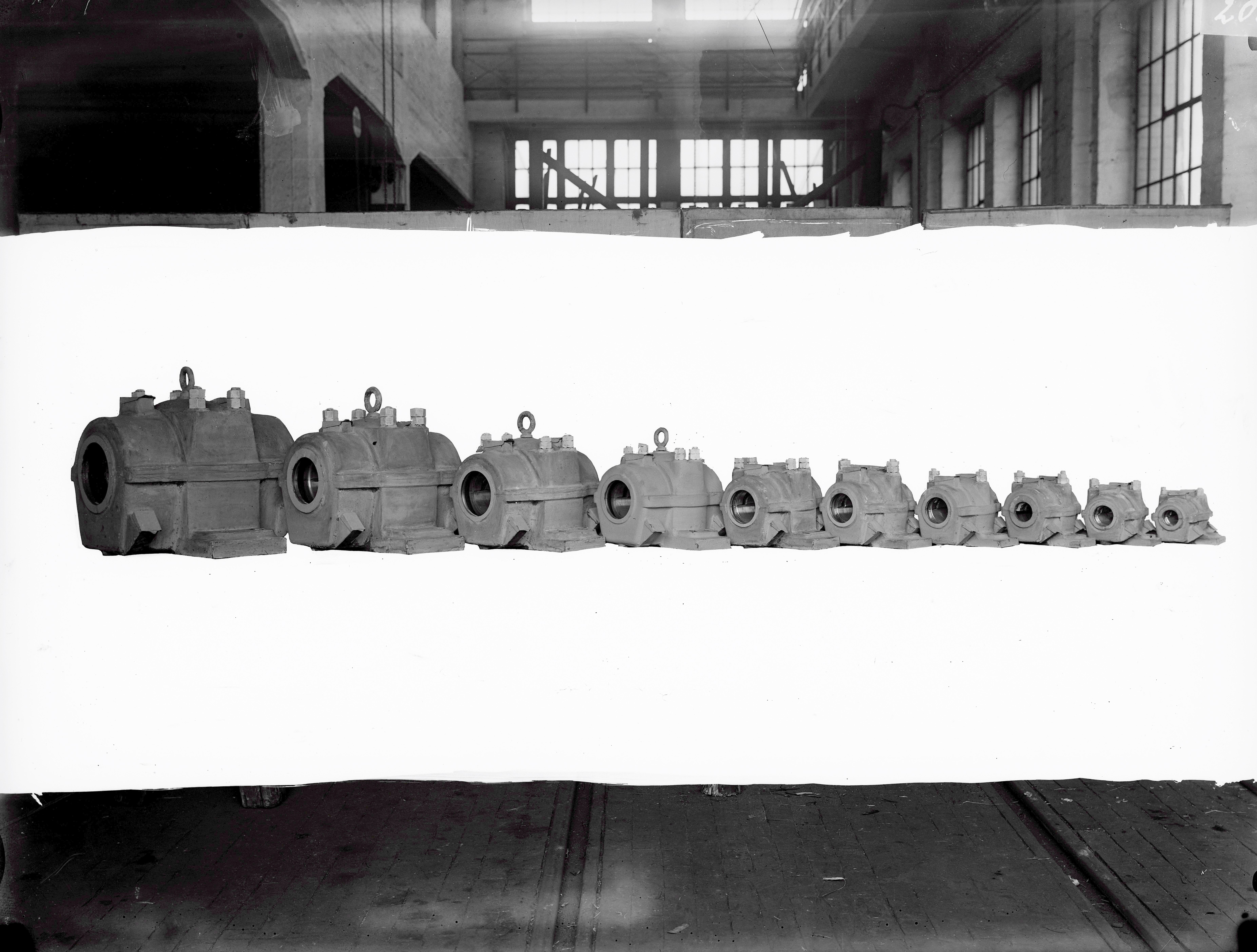 Wetzig: zehn Ringschmierlager (Historische Mühle von Sanssouci CC BY-NC-SA)