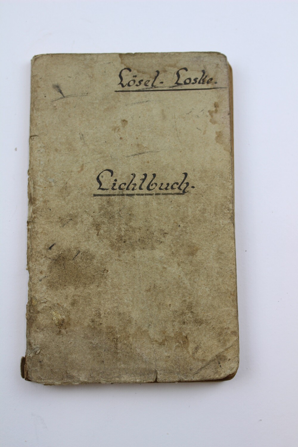 Archivalie "Lichtbuch" (Museum Baruther Glashütte CC BY-NC-SA)