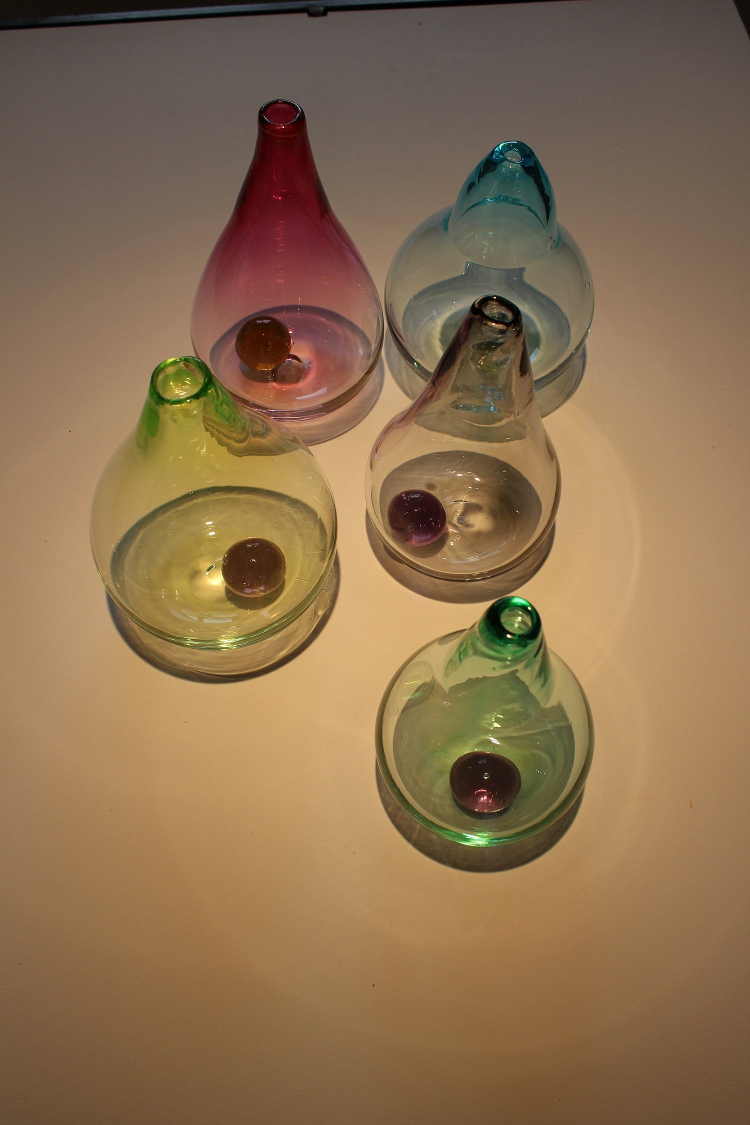 Glasobjekt "Flaschophon" (Museum Baruther Glashütte CC BY-NC-SA)