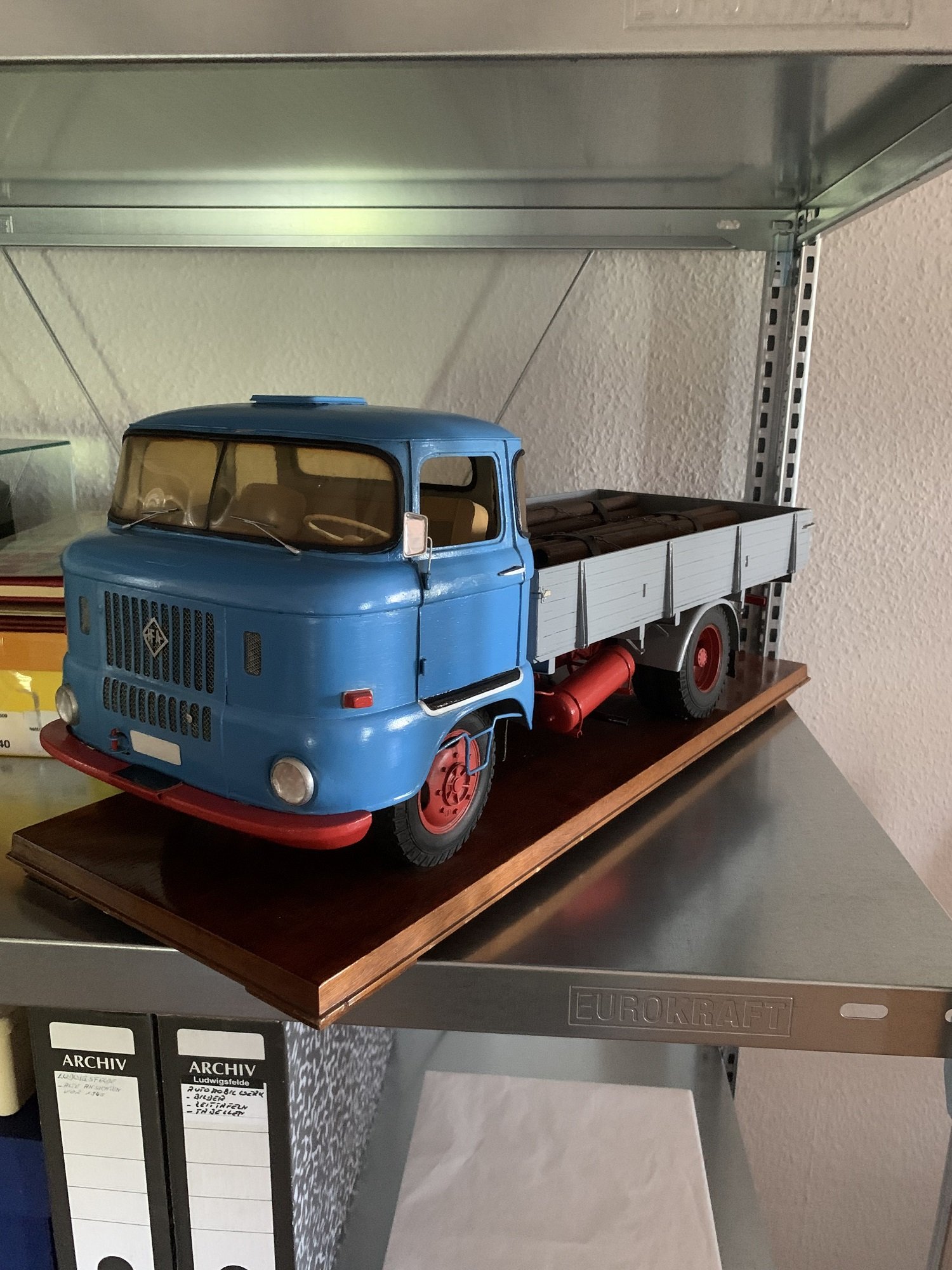 Modell und Archivalie W-50 (Museum Baruther Glashütte CC BY-NC-SA)