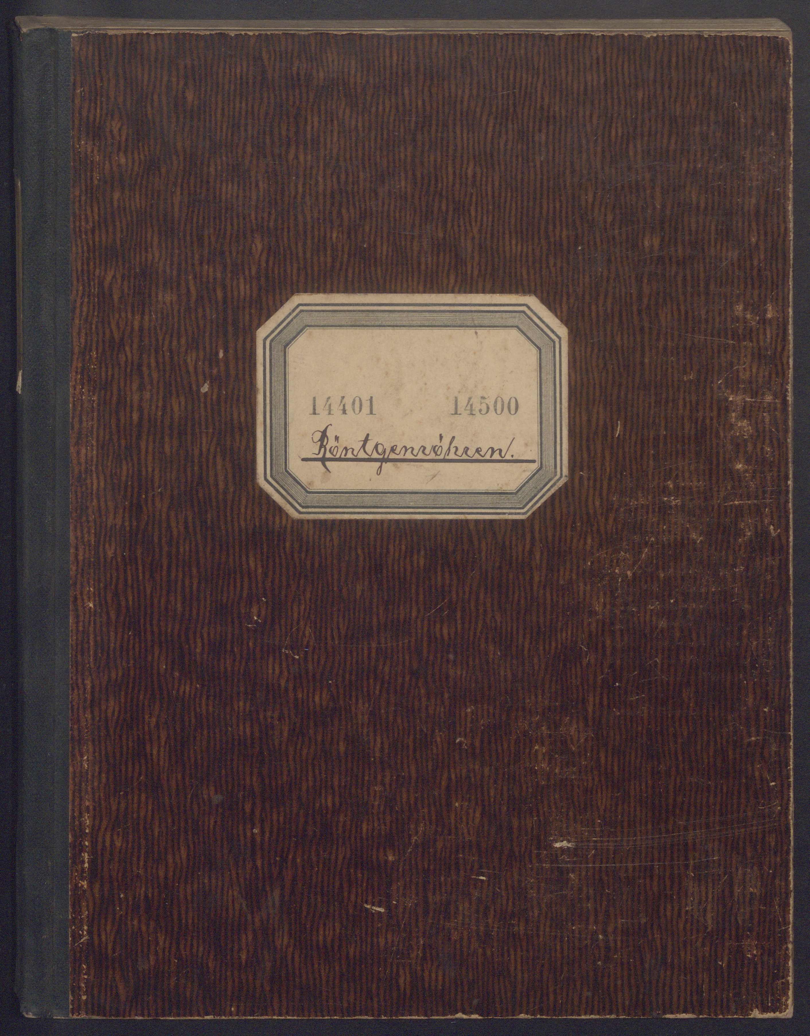 Rechnungsbuch Röntgenröhren, 1918 (Museum Baruther Glashütte CC BY-NC-SA)