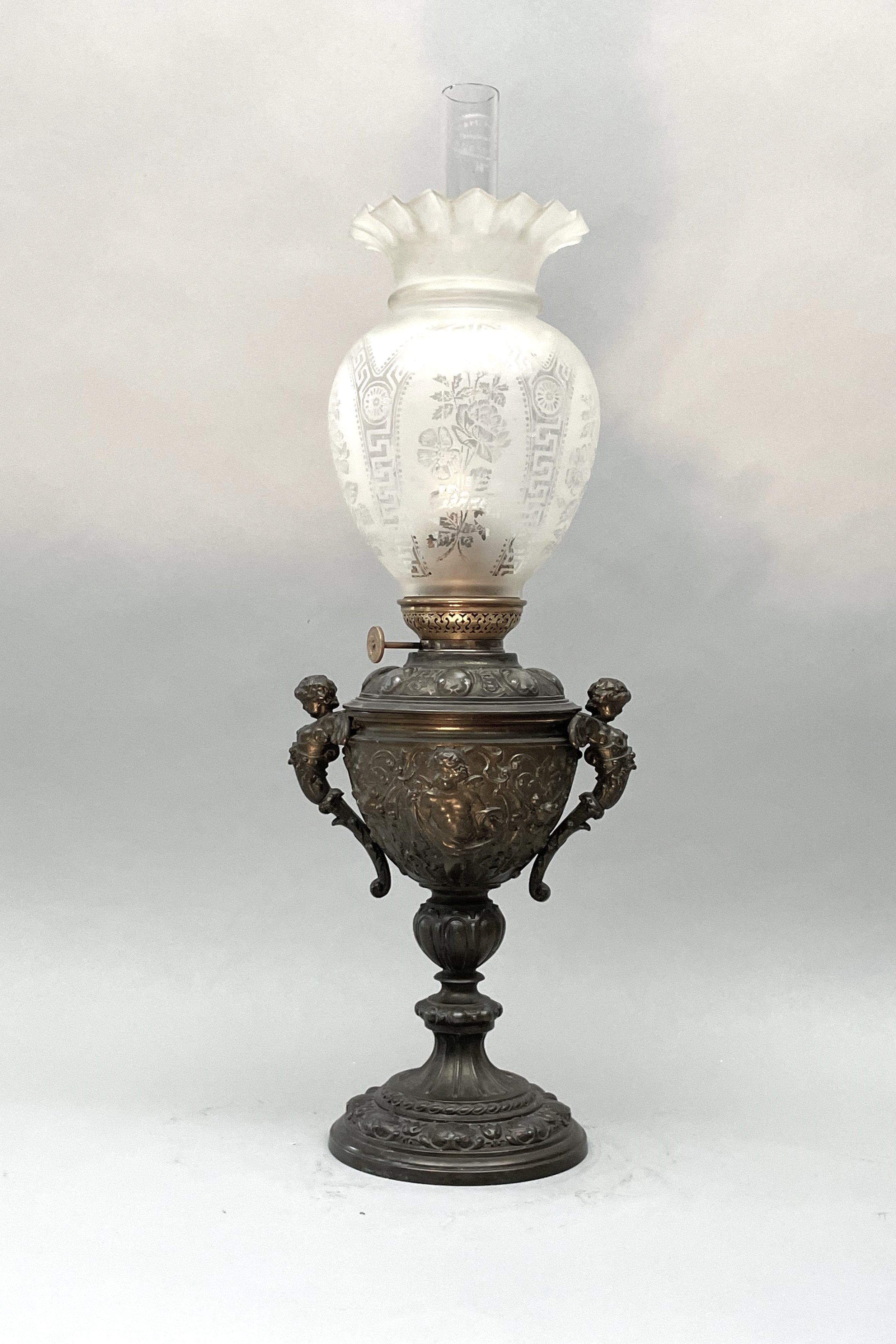 Petroleumlampe Wild und Wessel Nr. 1746 (Museum Baruther Glashütte CC BY-NC-SA)