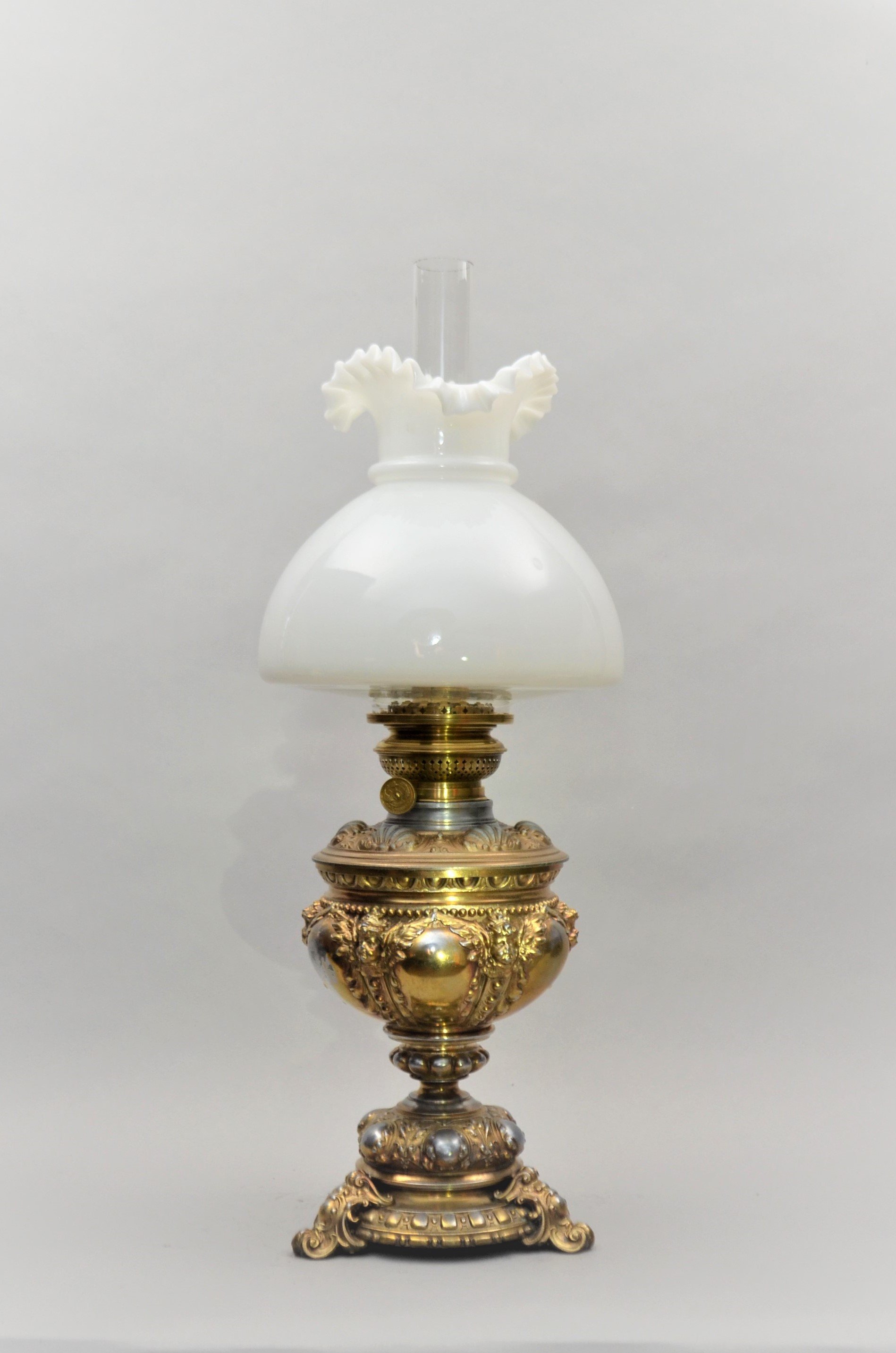 Petroleumlampe Wild und Wessel Nr. 1824 (Museum Baruther Glashütte CC BY-NC-SA)