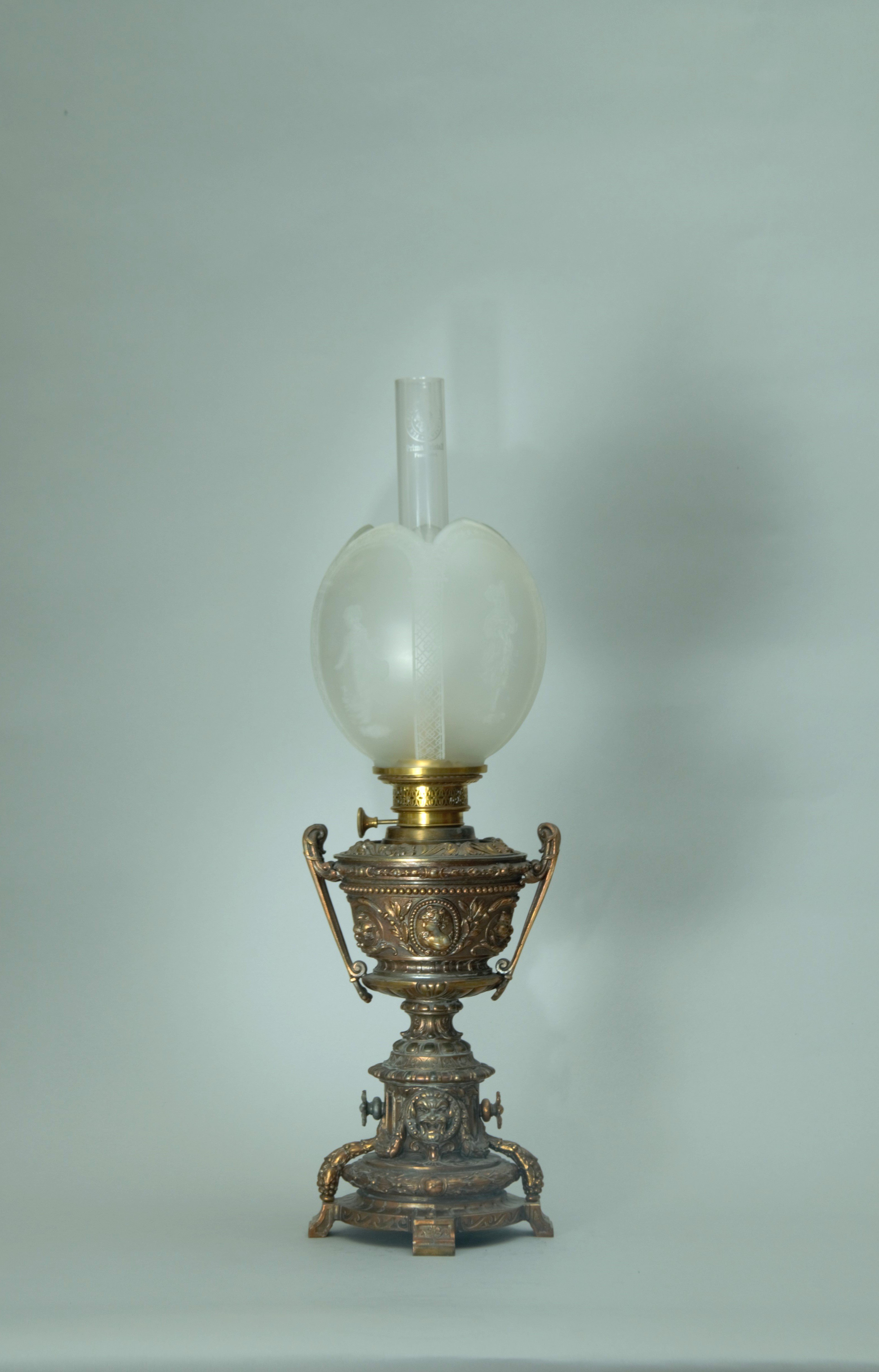Petroleumlampe Wild und Wessel Nr. 2356 (Museum Baruther Glashütte CC BY-NC-SA)