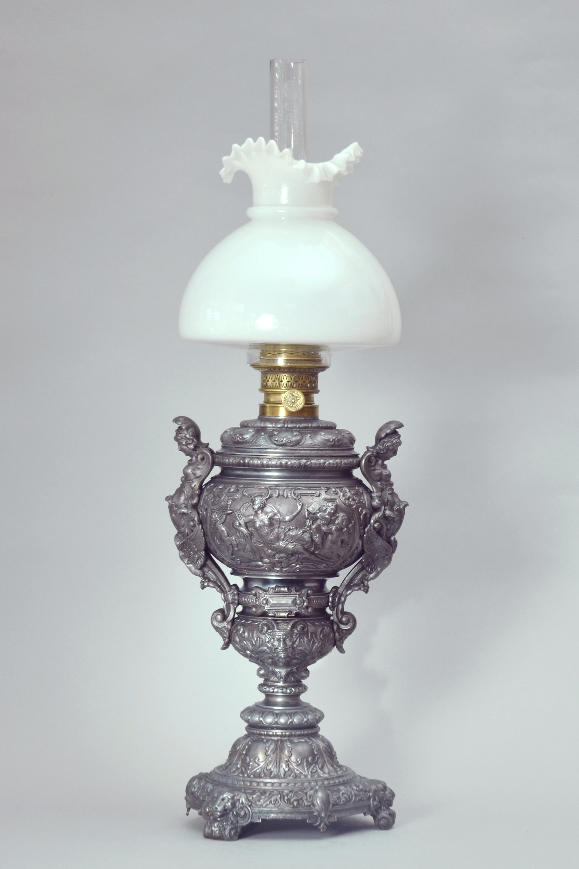 Petroleumlampe Wild und Wessel Nr. 1600 (Museum Baruther Glashütte CC BY-NC-SA)