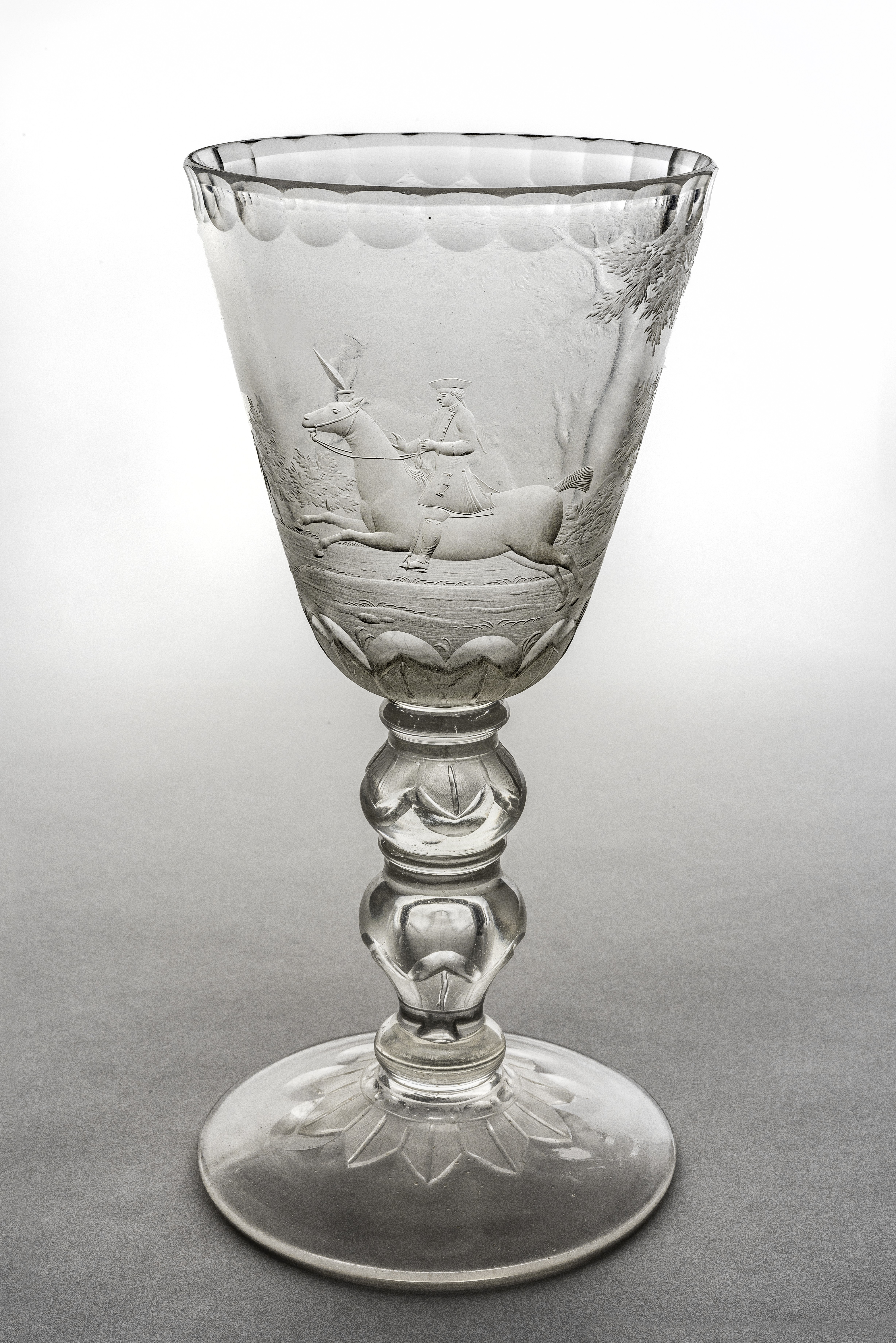 Pokal mit Darstellung einer Saujagd, XIII 874. (Stiftung Preußische Schlösser und Gärten Berlin-Brandenburg CC BY-NC-SA)