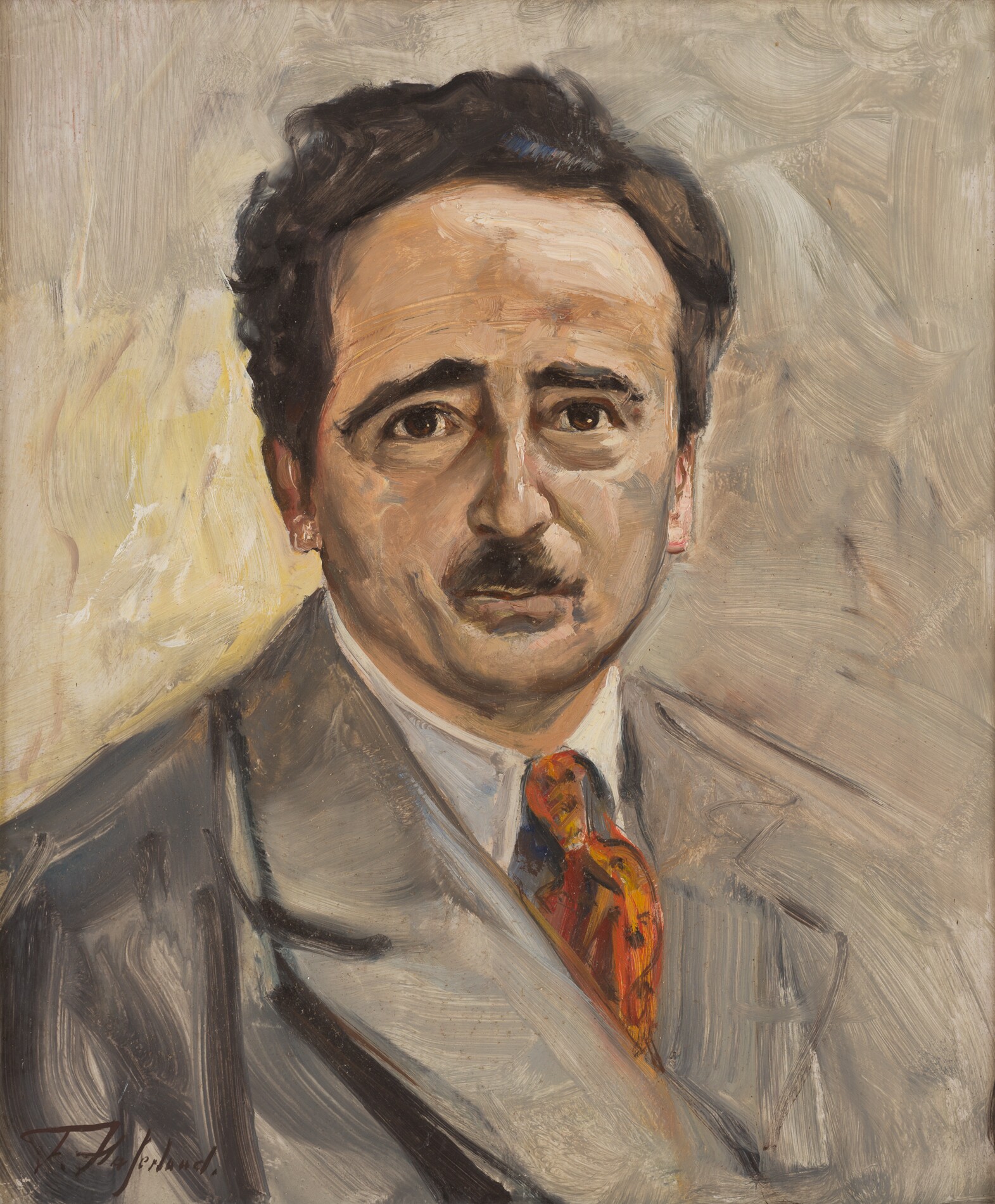Porträt von Dr. Georg Benjamin, Arzt und Widerstandskämpfer (Museum und Galerie Falkensee CC BY-NC-SA)