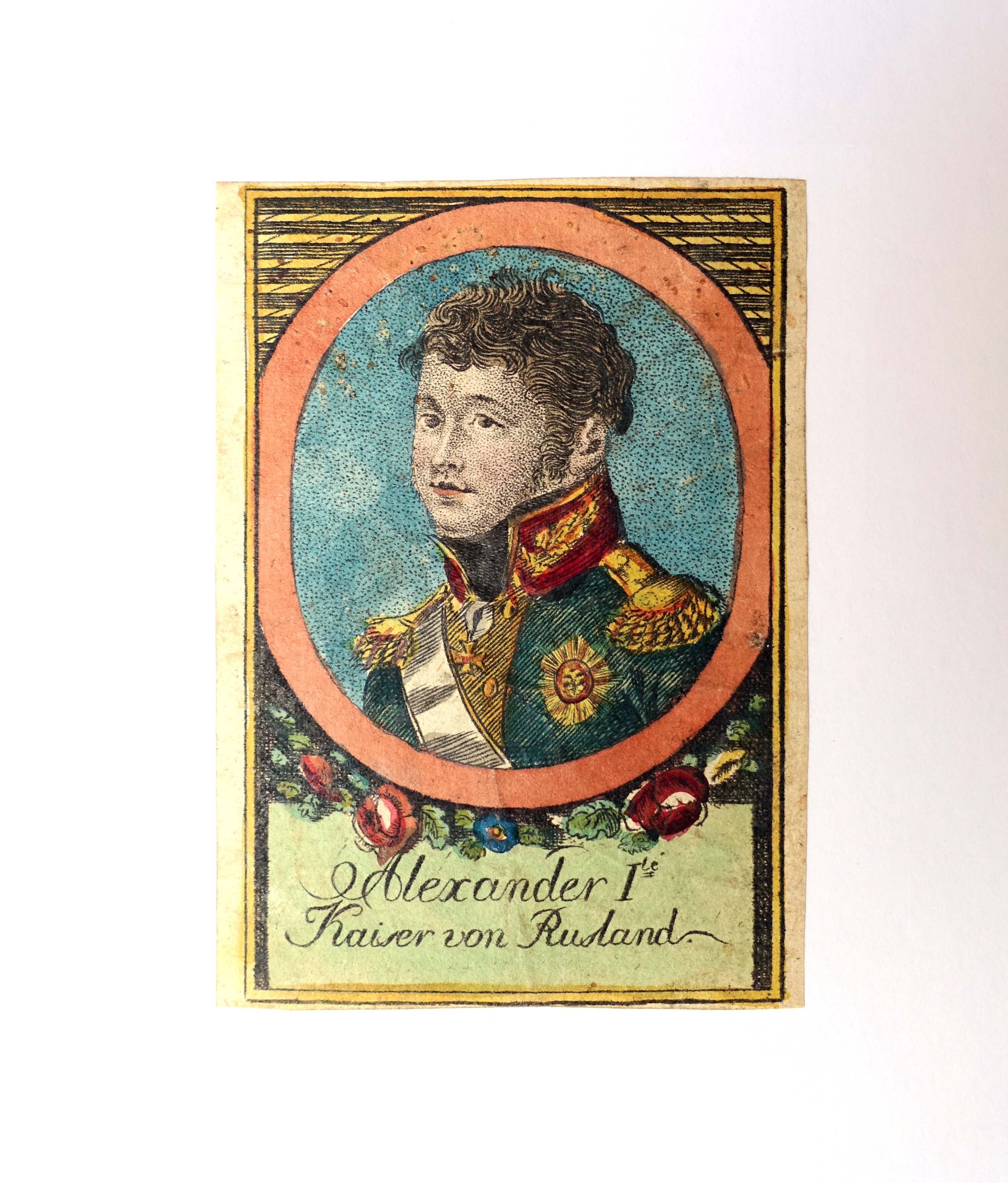 Alexander I., Zar von Russland (1777 - 1825). "Alexander I., Kaiser von Russland" (Museum Alexandrowka CC BY-NC-SA)