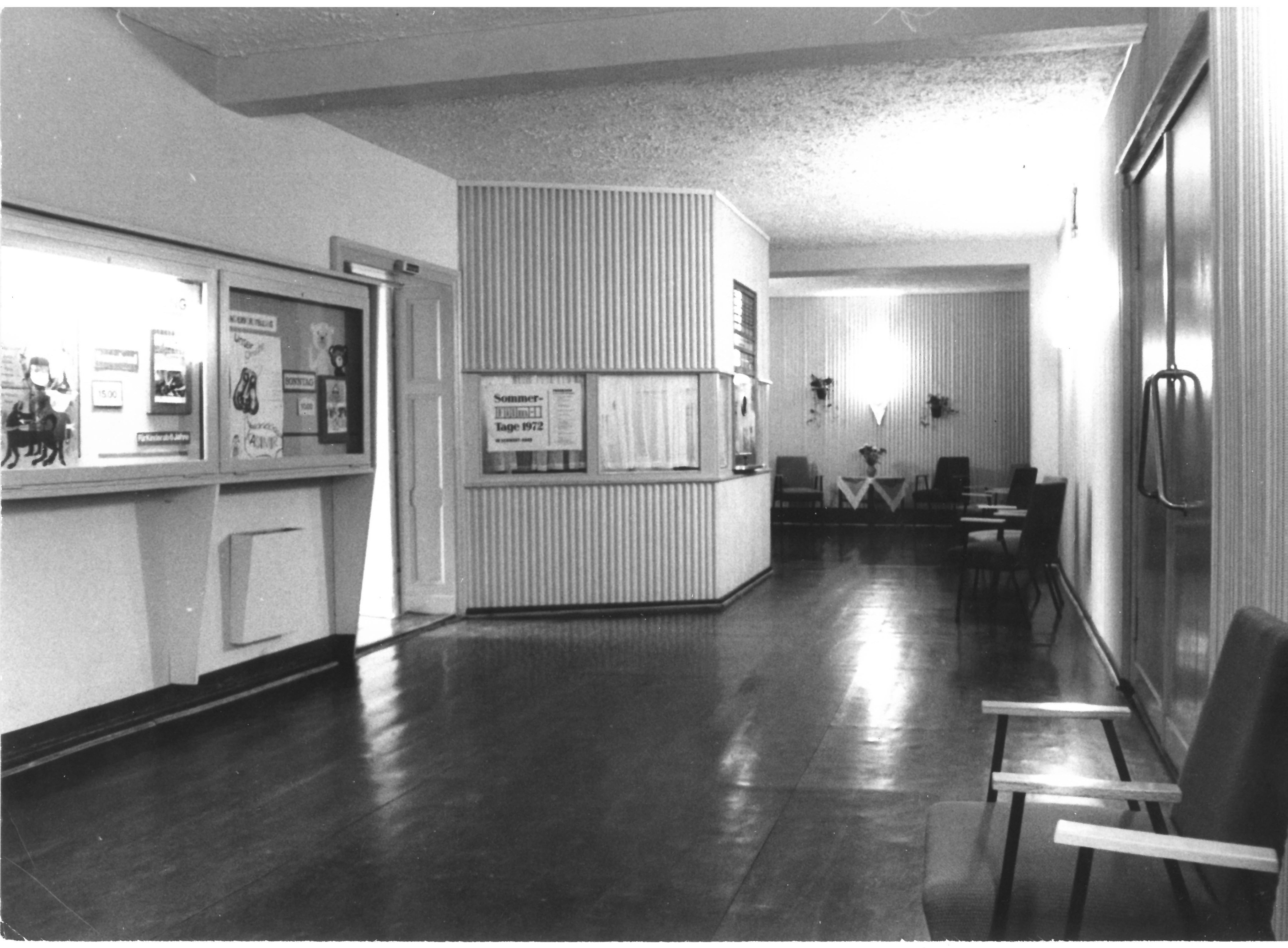 Foryer Kino im Haus Uckermark, vor 1970 (Museum Angermünde CC BY-NC-SA)