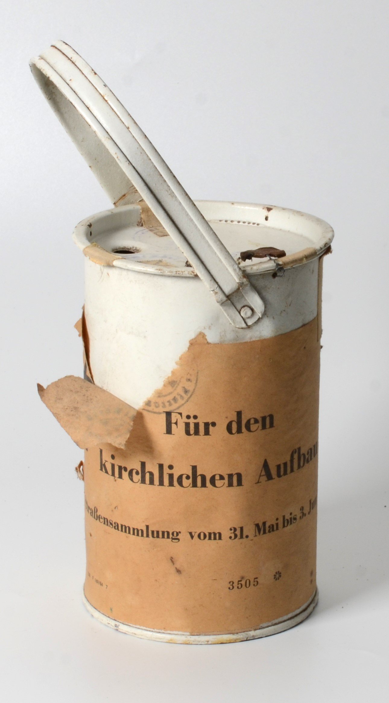 Sammelbox: "Für den kirchlichen Aufbau" (DDR Geschichtsmuseum im Dokumentationszentrum Perleberg CC BY-SA)