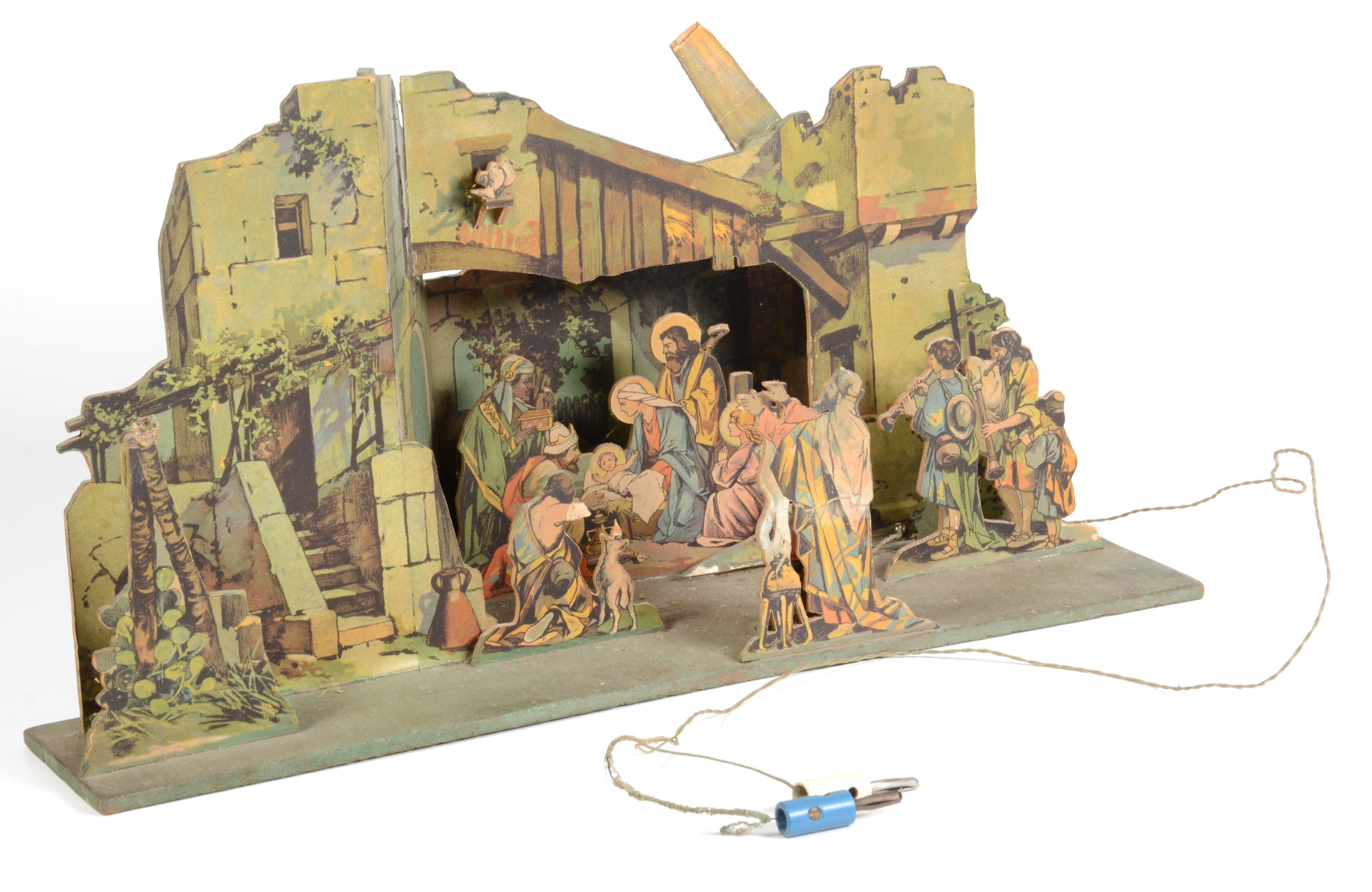 Darstellung der Geburt von Jesus Christus im Stall von Bethlehem (DDR Geschichtsmuseum im Dokumentationszentrum Perleberg CC BY-SA)