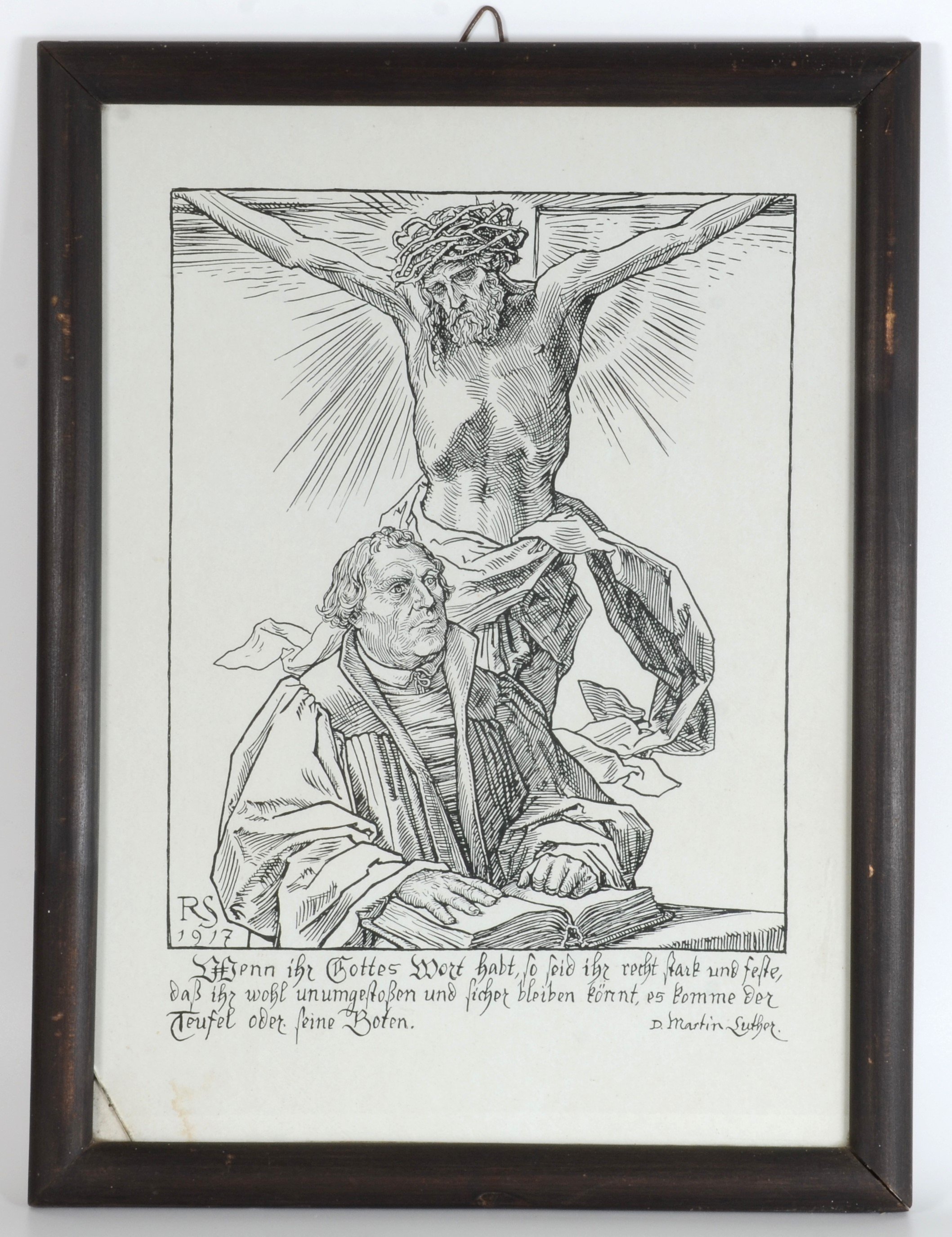 Jesus und Martin Luther (DDR Geschichtsmuseum im Dokumentationszentrum Perleberg CC BY-SA)