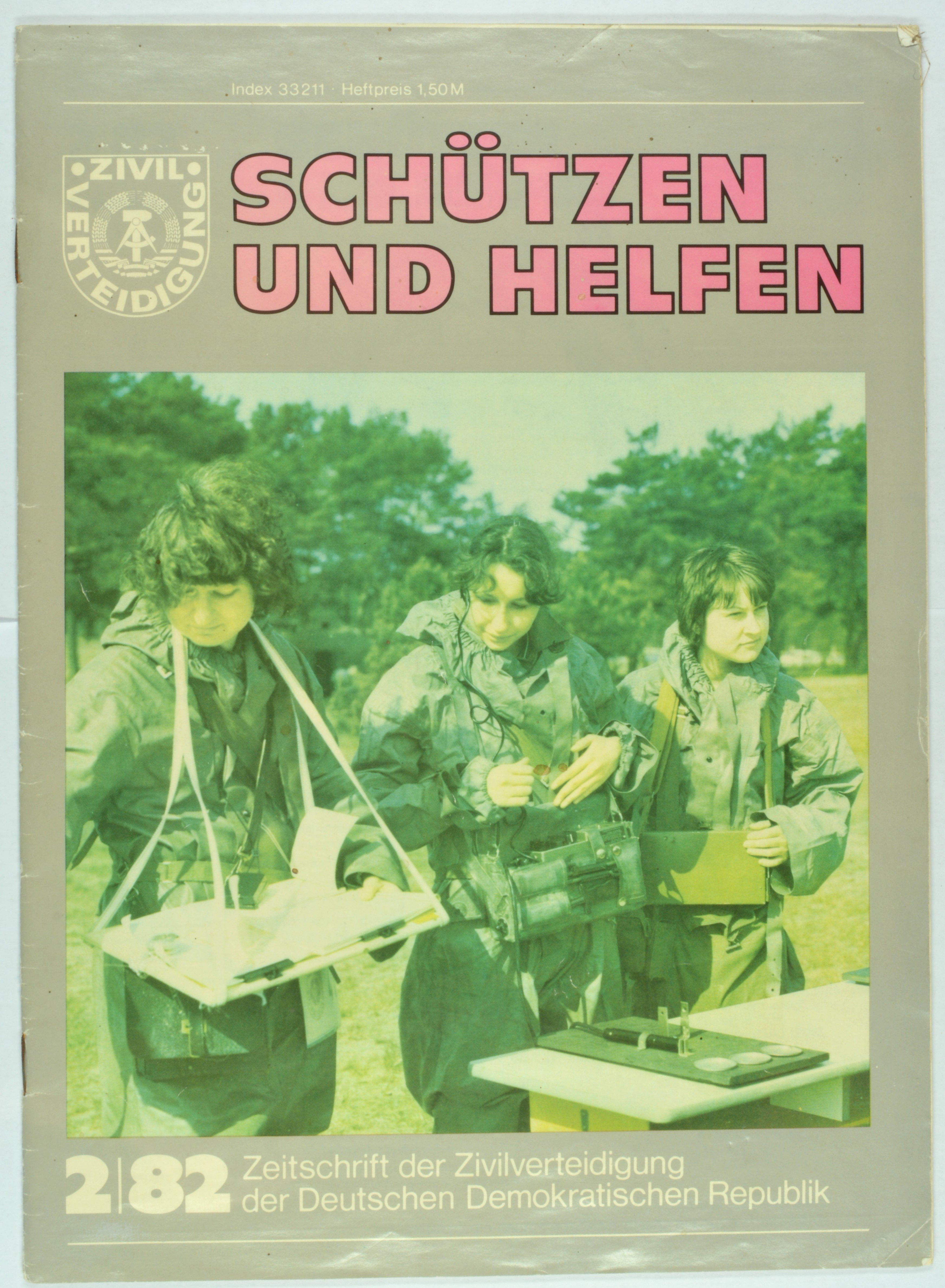 Zeitschrift "Schützen und Helfen" 2 (1982) (DDR Geschichtsmuseum im Dokumentationszentrum Perleberg CC BY-SA)