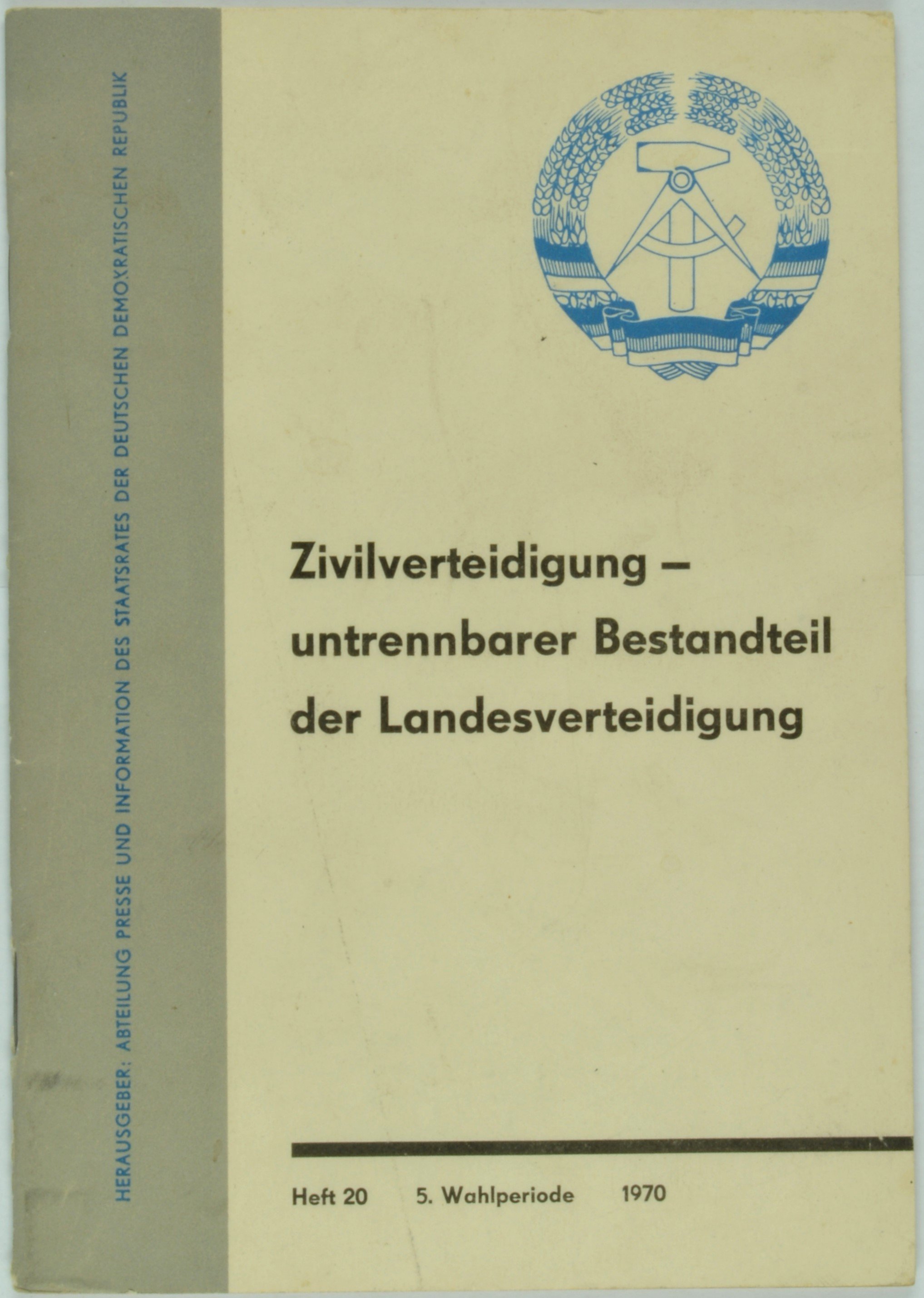 Broschüre "Zivilverteidigung - untrennbarer Bestandteil der Landesverteidigung" 20 (1970) (DDR Geschichtsmuseum im Dokumentationszentrum Perleberg CC BY-SA)
