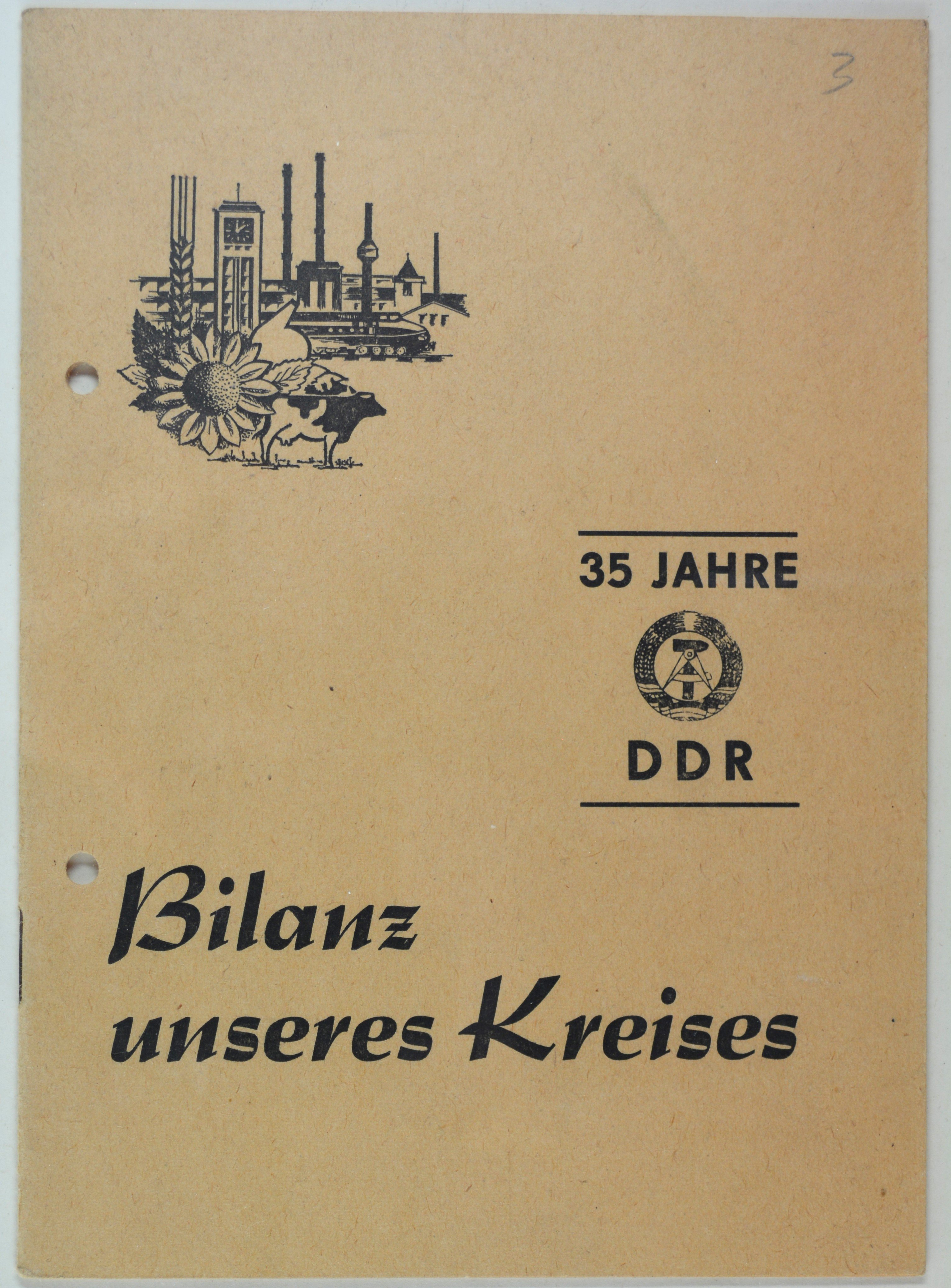 Broschüre: Bilanz unseres Kreises (DDR Geschichtsmuseum im Dokumentationszentrum Perleberg CC BY-SA)
