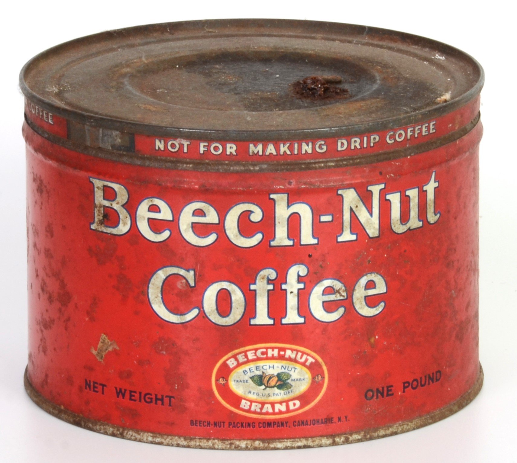 Konserve "Beech-Nut Coffee" (DDR Geschichtsmuseum im Dokumentationszentrum Perleberg CC BY-SA)