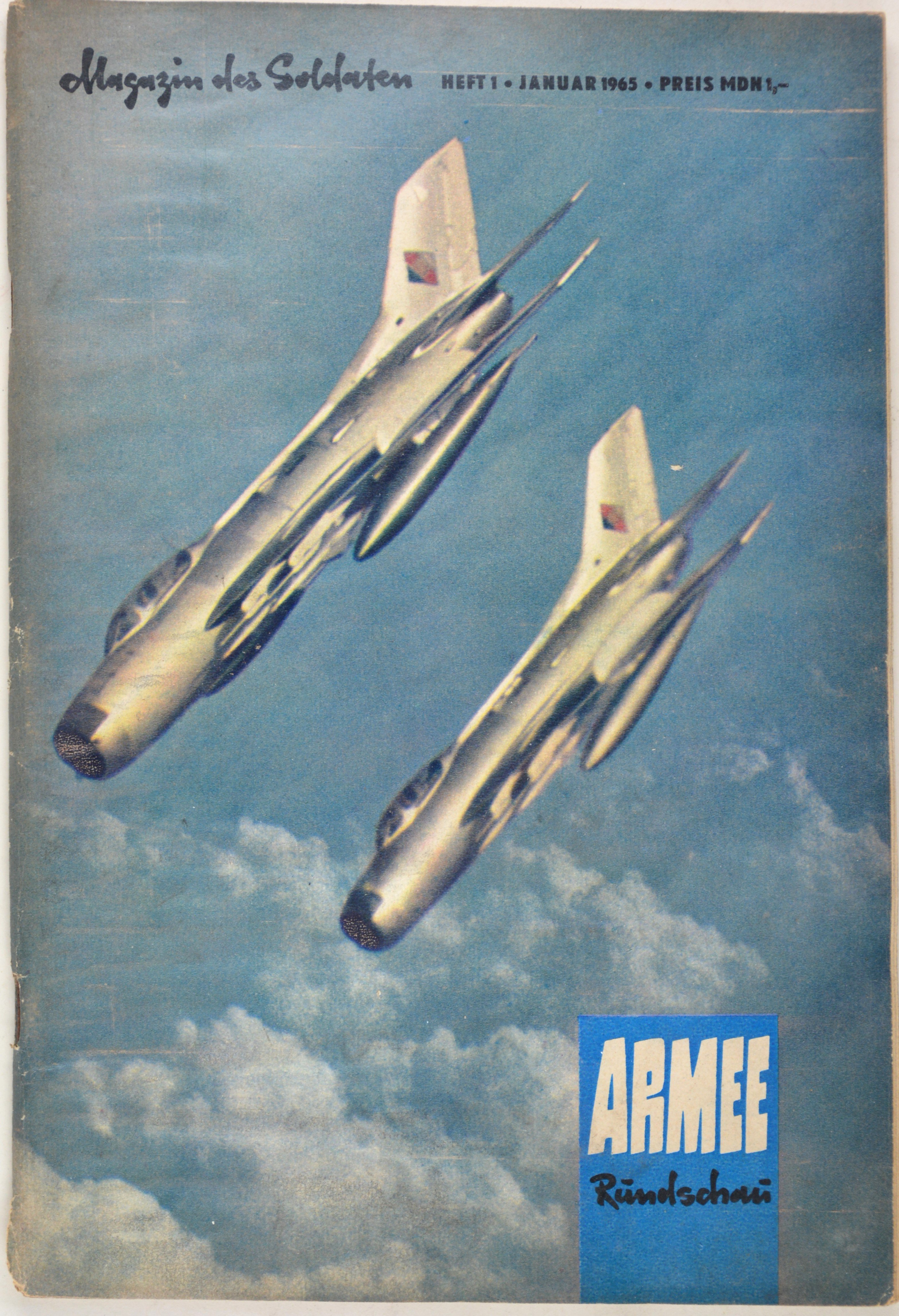 Armeerundschau - Magazin des Soldaten (1965), Heft 1 (DDR Geschichtsmuseum im Dokumentationszentrum Perleberg CC BY-SA)