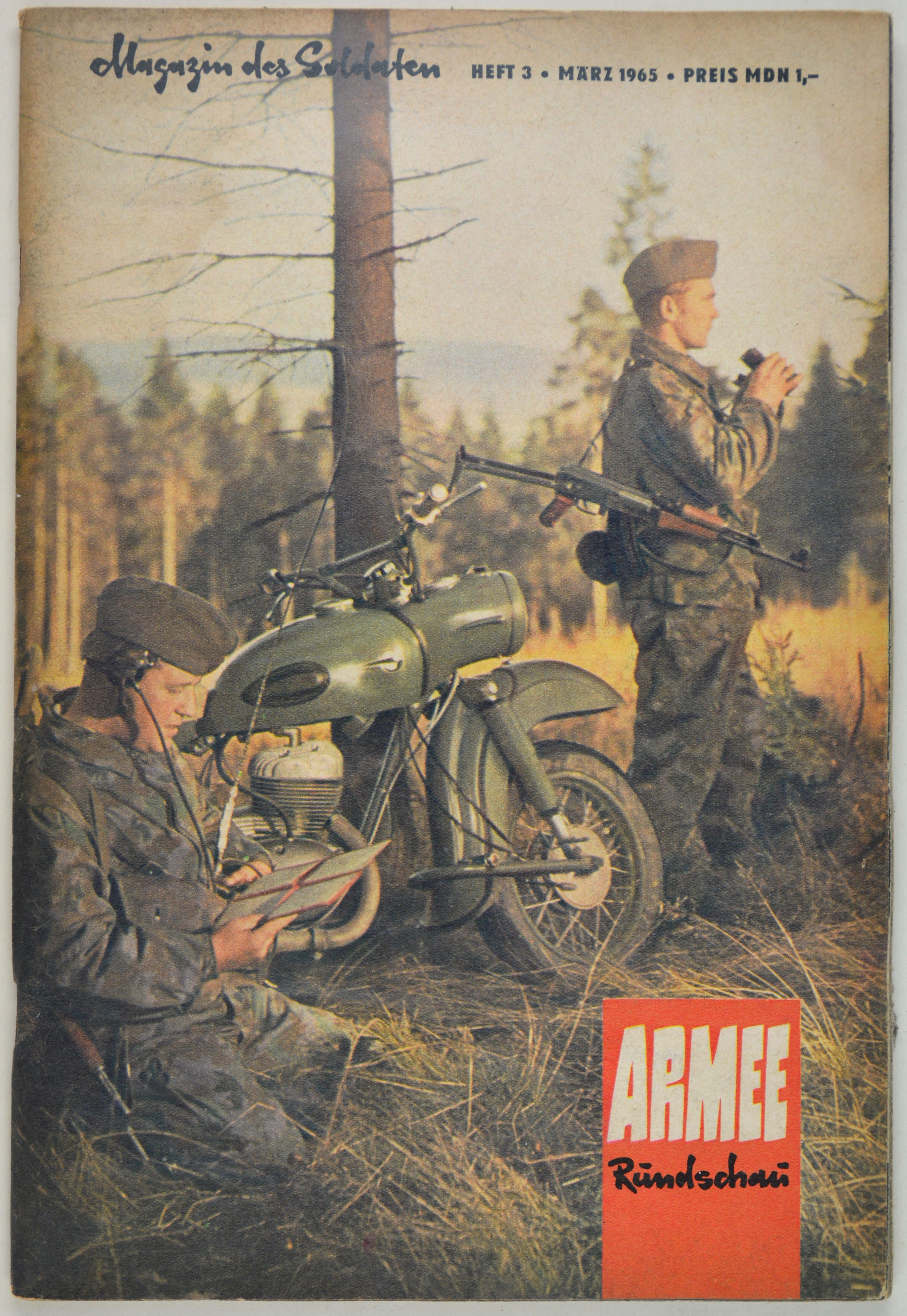 Armeerundschau - Magazin des Soldaten (1965), Heft 3 (DDR Geschichtsmuseum im Dokumentationszentrum Perleberg CC BY-SA)
