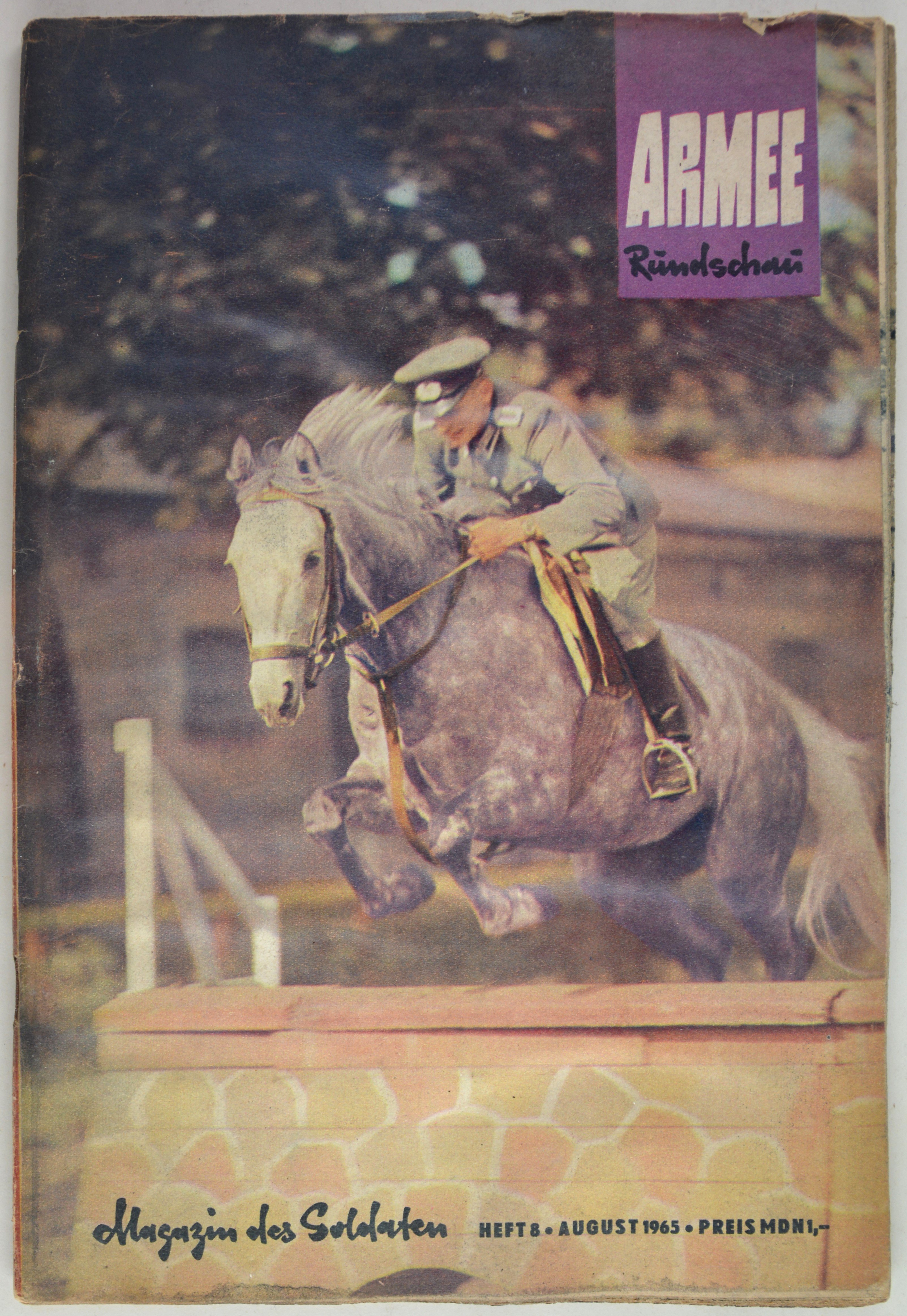 Armeerundschau - Magazin des Soldaten (1965), Heft 8 (DDR Geschichtsmuseum im Dokumentationszentrum Perleberg CC BY-SA)