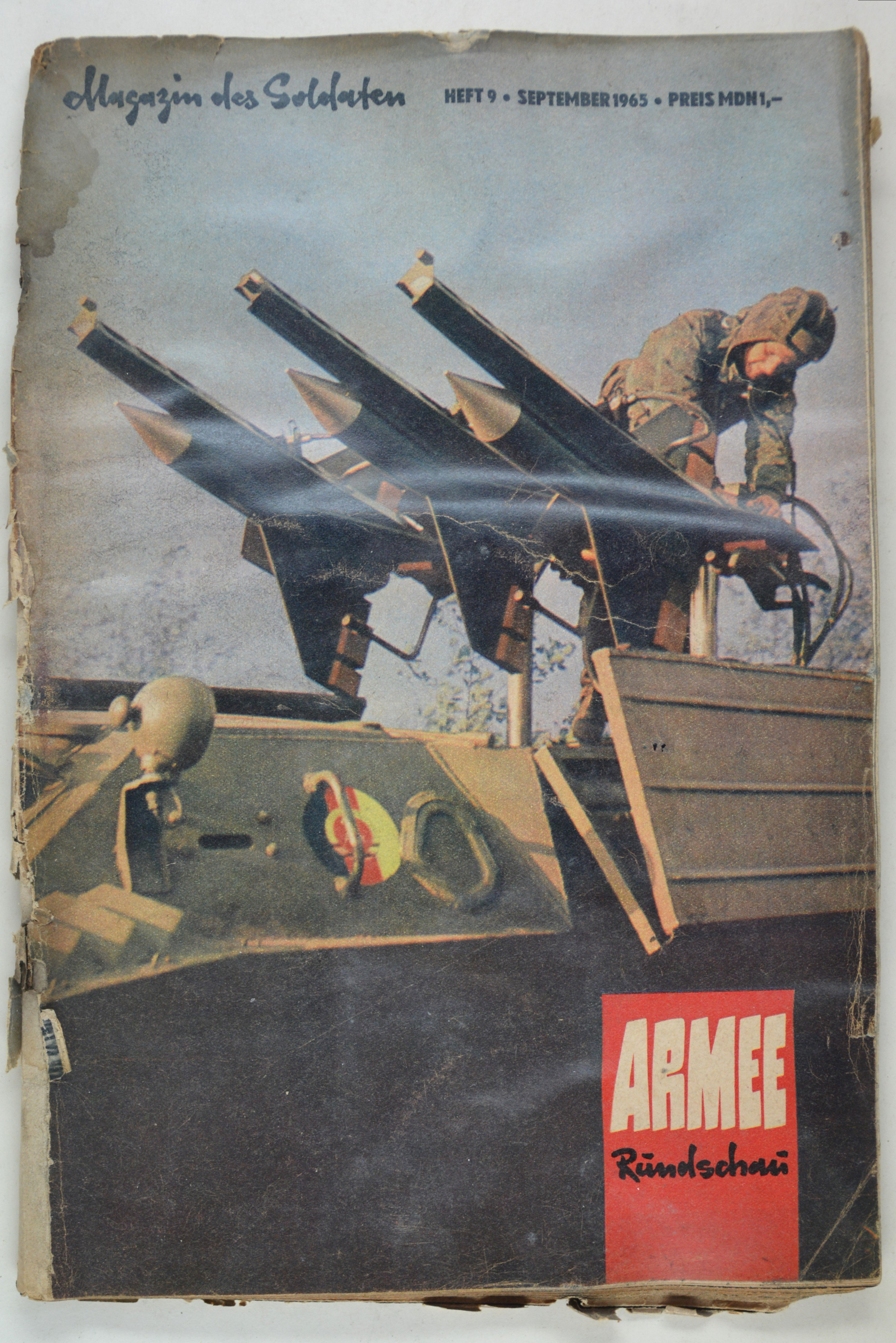 Armeerundschau - Magazin des Soldaten (1965), Heft 9 (DDR Geschichtsmuseum im Dokumentationszentrum Perleberg CC BY-SA)