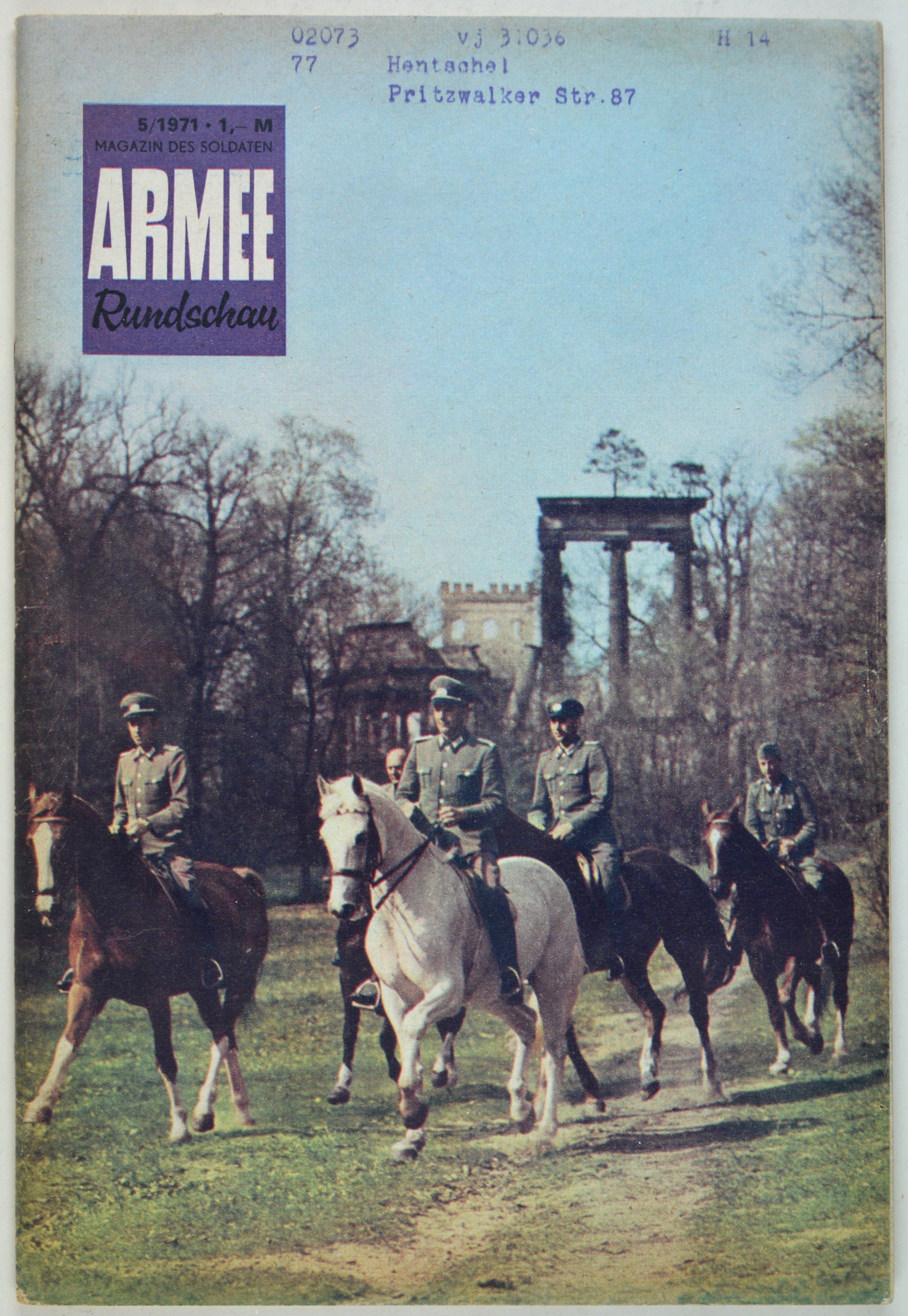 Armeerundschau - Magazin des Soldaten (1971), Heft 5 (DDR Geschichtsmuseum im Dokumentationszentrum Perleberg CC BY-SA)