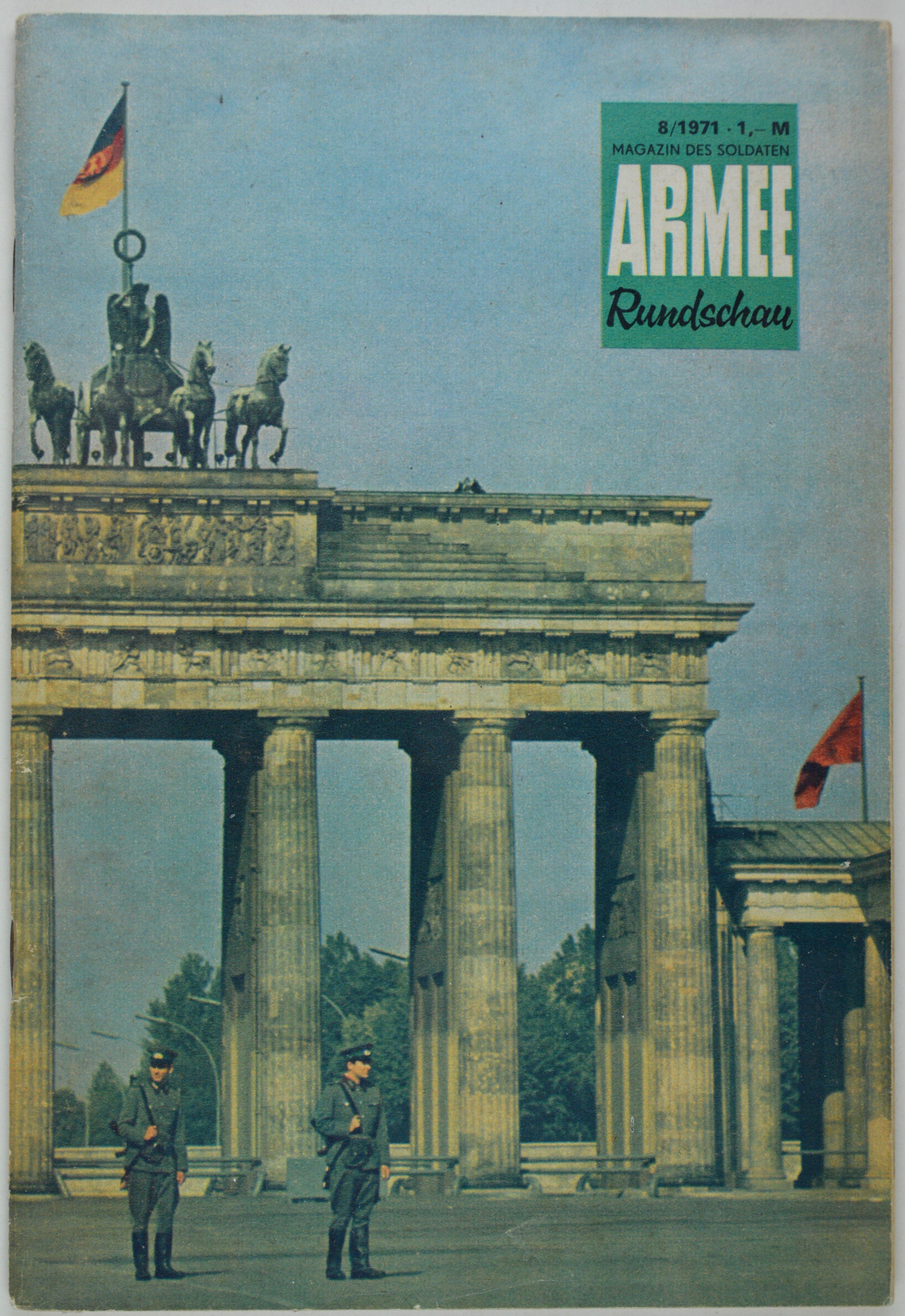 Armeerundschau - Magazin des Soldaten (1971), Heft 8 (DDR Geschichtsmuseum im Dokumentationszentrum Perleberg CC BY-SA)