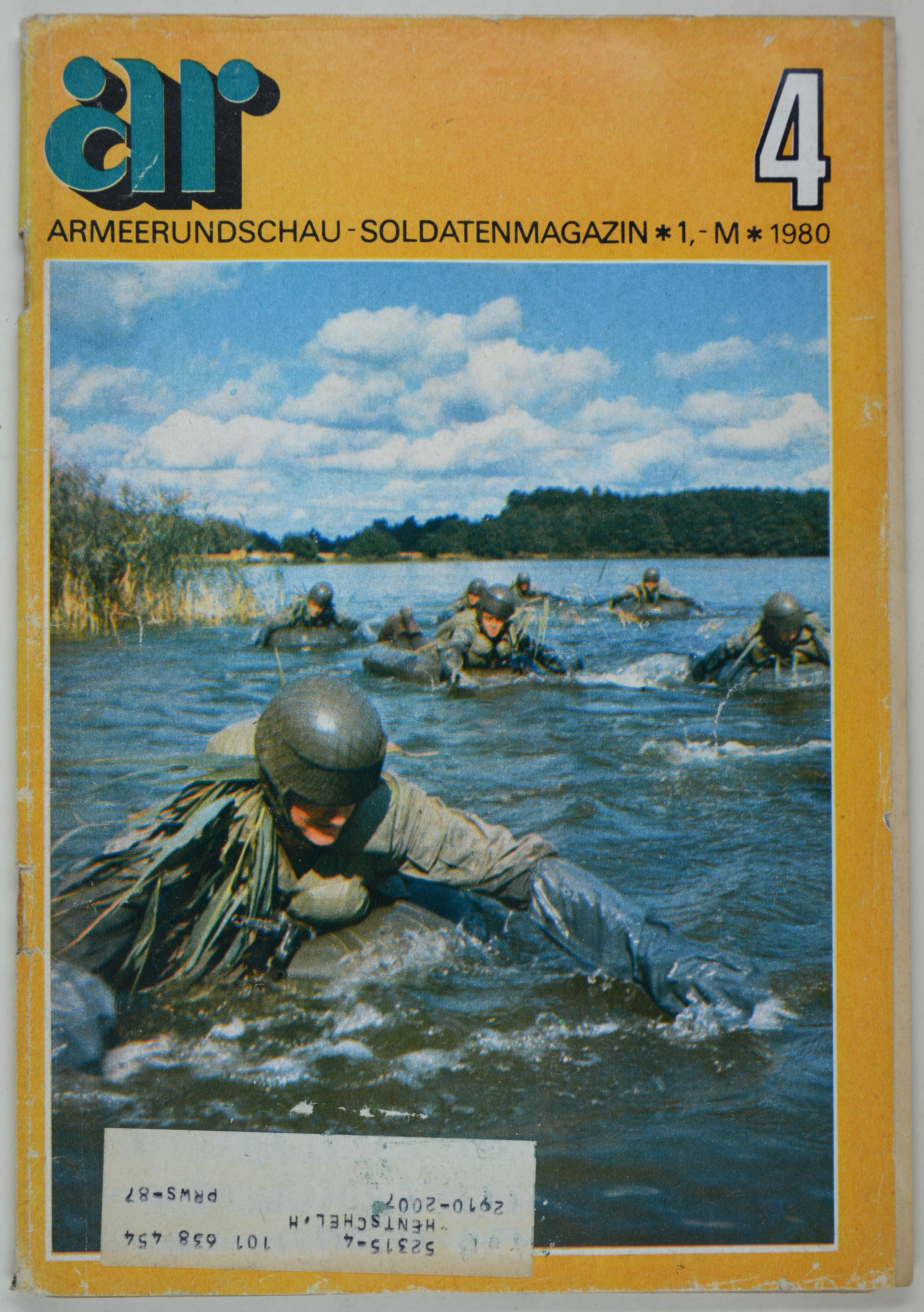 Armeerundschau - Soldatenmagazin (1980), Heft 4 (DDR Geschichtsmuseum im Dokumentationszentrum Perleberg CC BY-SA)