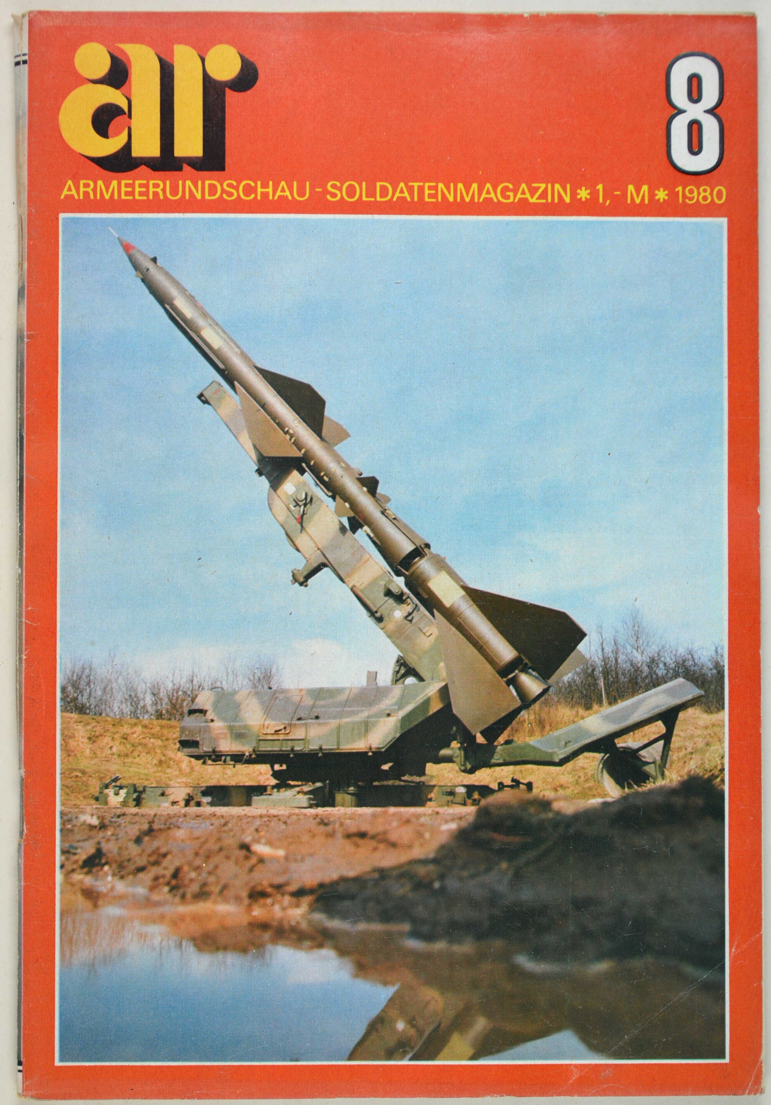 Armeerundschau - Soldatenmagazin (1980), Heft 8 (DDR Geschichtsmuseum im Dokumentationszentrum Perleberg CC BY-SA)