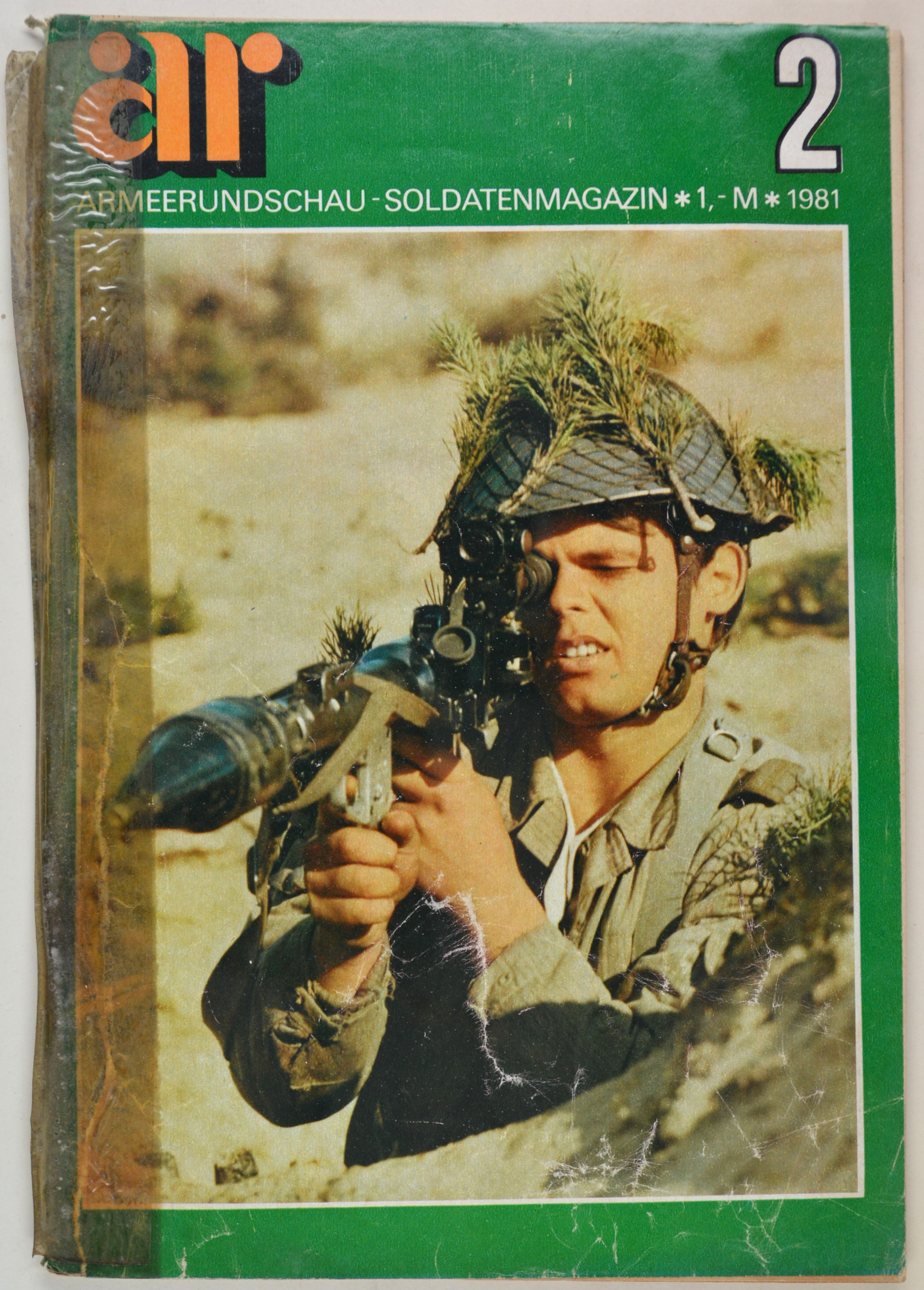 Armeerundschau - Soldatenmagazin (1981), Heft 2 (DDR Geschichtsmuseum im Dokumentationszentrum Perleberg CC BY-SA)