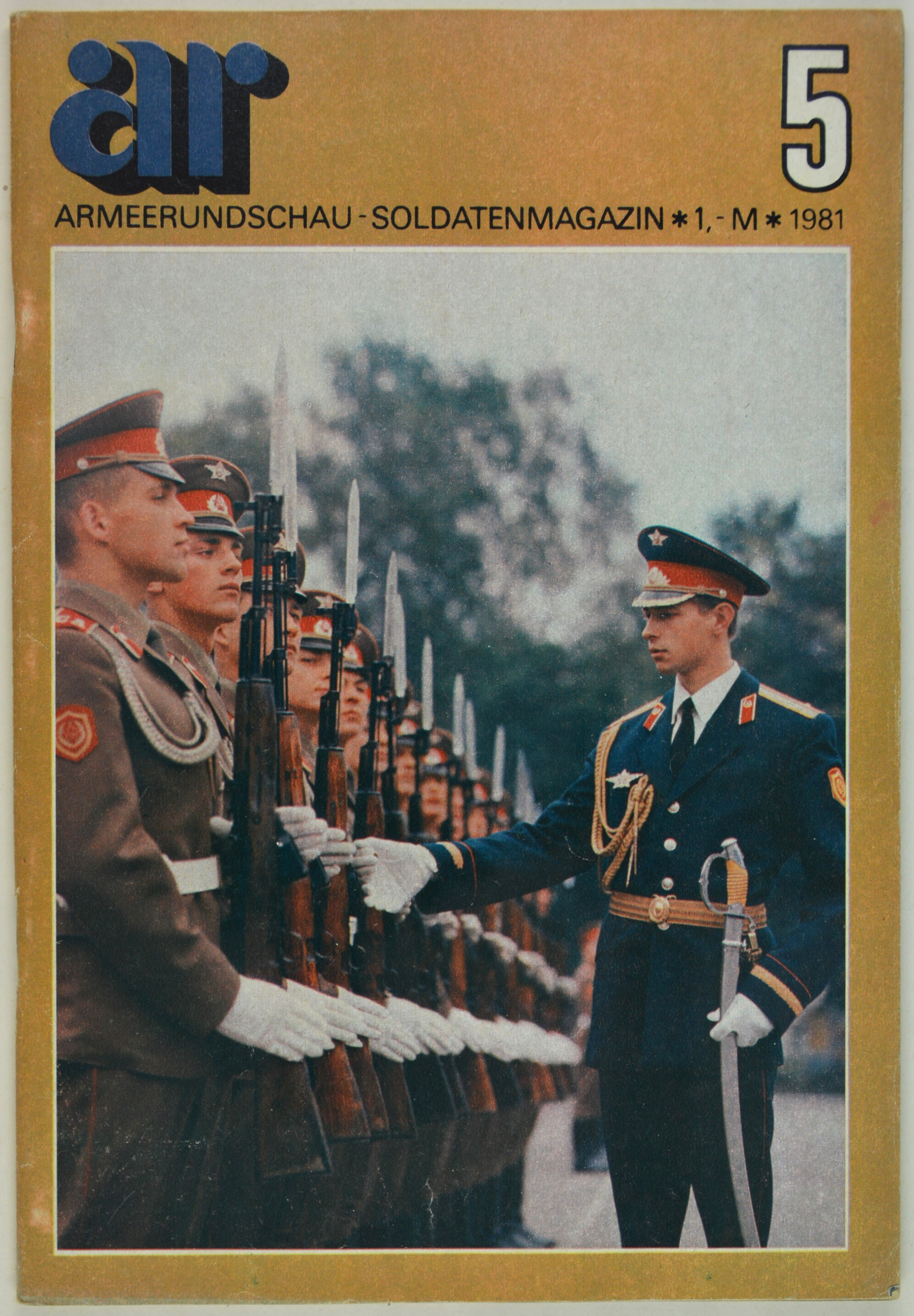 Armeerundschau - Soldatenmagazin (1981), Heft 5 (DDR Geschichtsmuseum im Dokumentationszentrum Perleberg CC BY-SA)