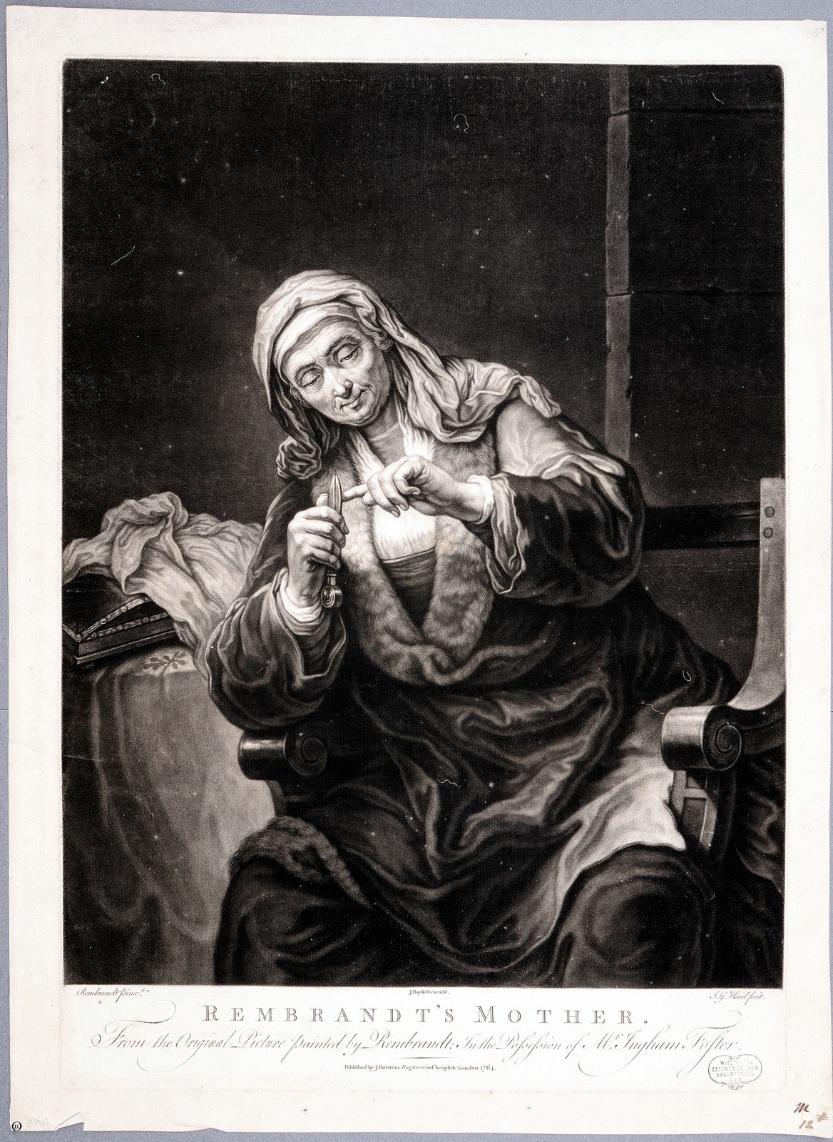 Rembrandt‘s Mother (Stiftung Wredowsche Zeichenschule Brandenburg/Havel CC BY-NC-SA)