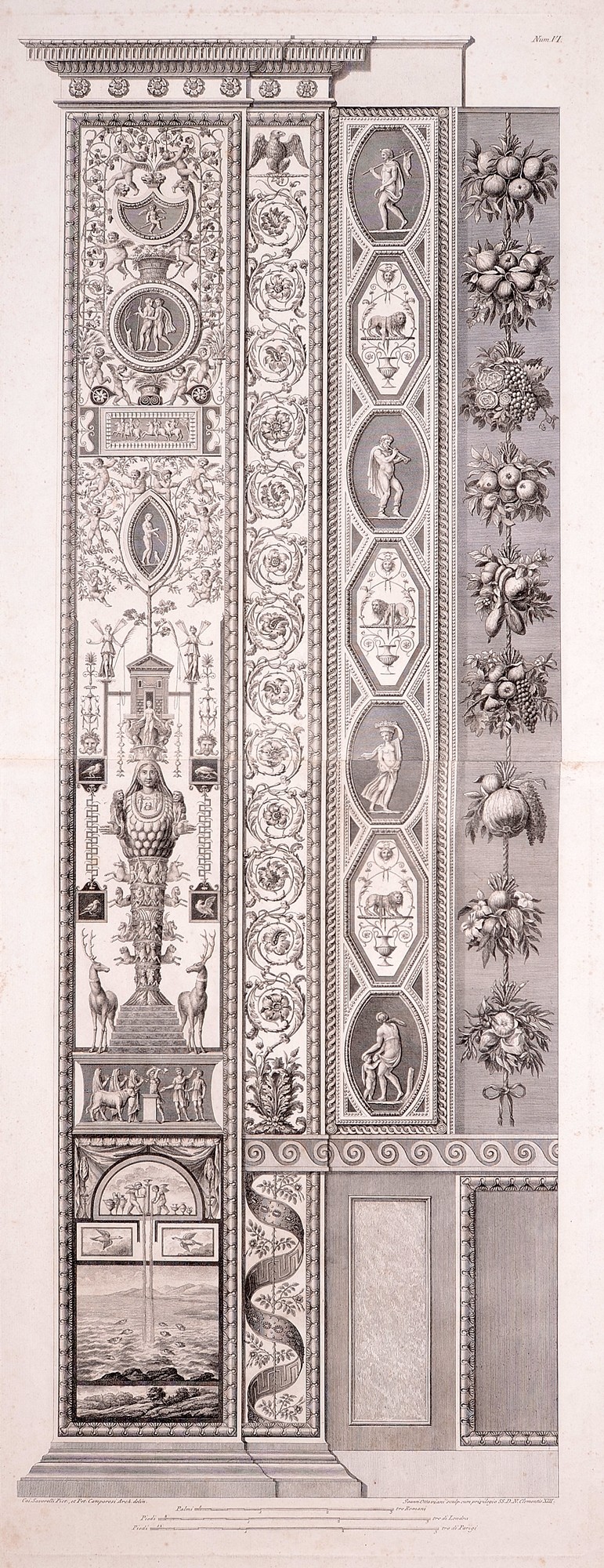 Pilaster Loggia VI: Diana von Ephesus (Stiftung Wredowsche Zeichenschule Brandenburg/Havel CC BY-NC-SA)