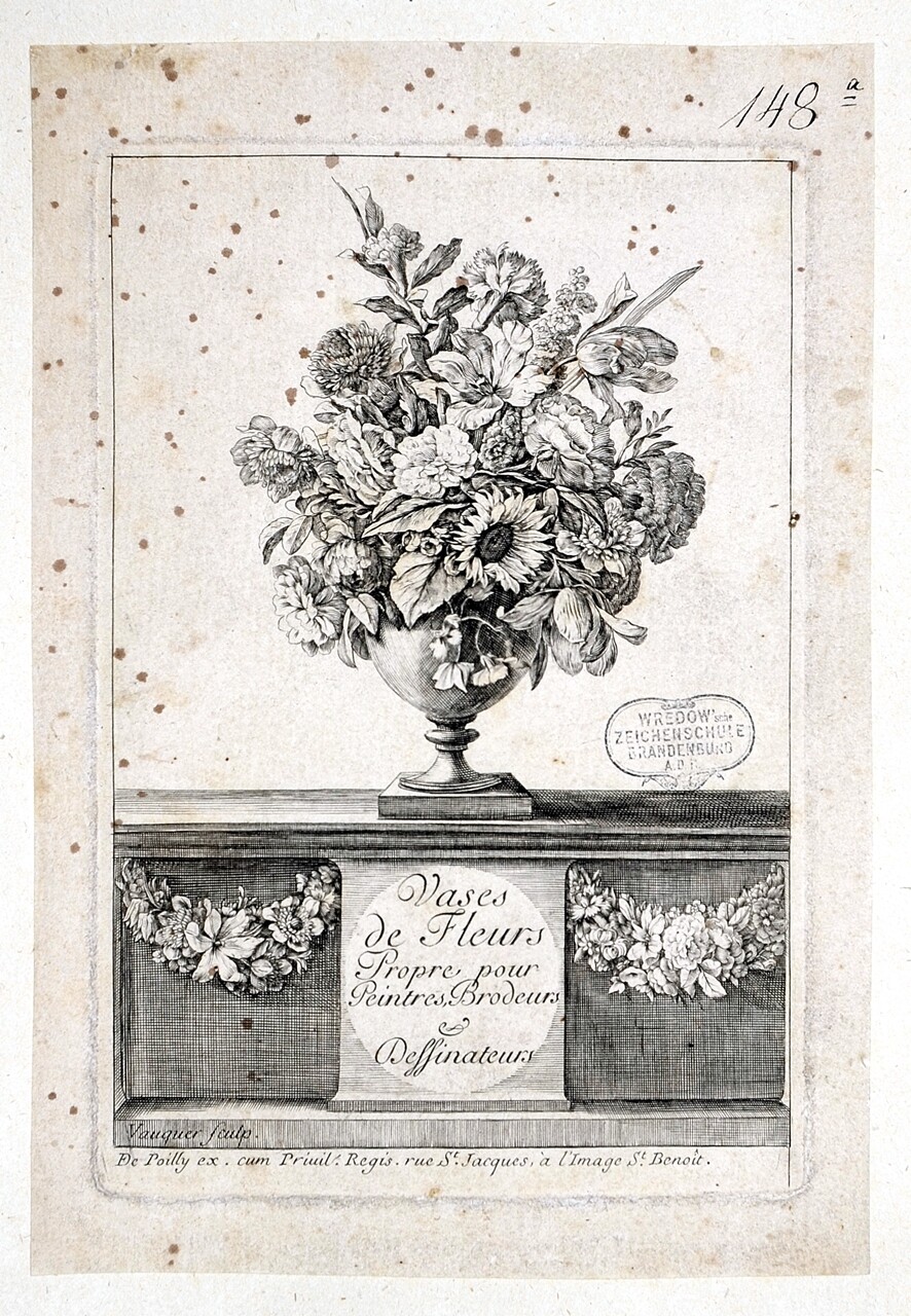 Blumenbouquet in einer Vase, Titelblatt (Stiftung Wredowsche Zeichenschule Brandenburg/Havel CC BY-NC-SA)