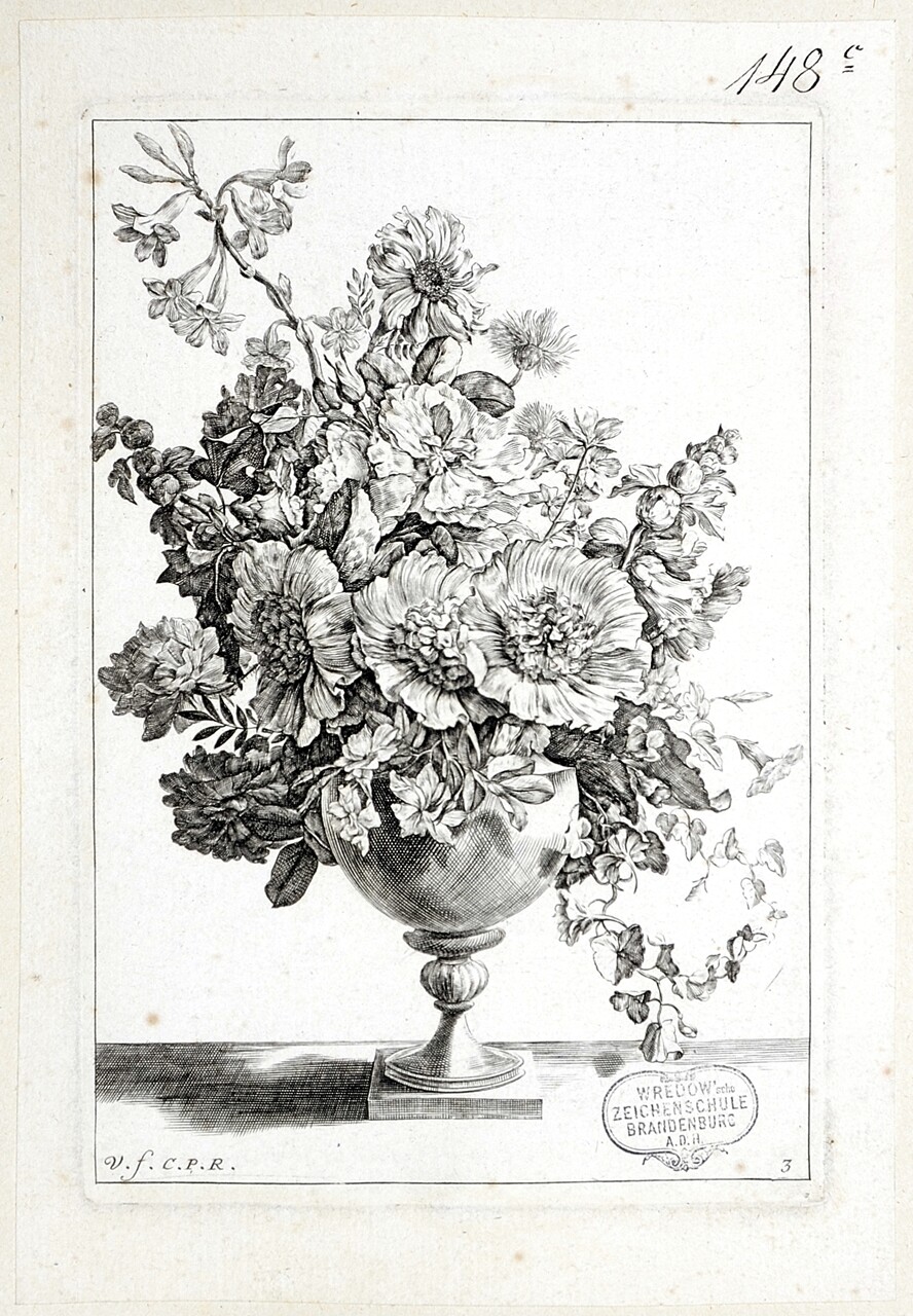 Blumenbouquet in einer Vase (Stiftung Wredowsche Zeichenschule Brandenburg/Havel CC BY-NC-SA)