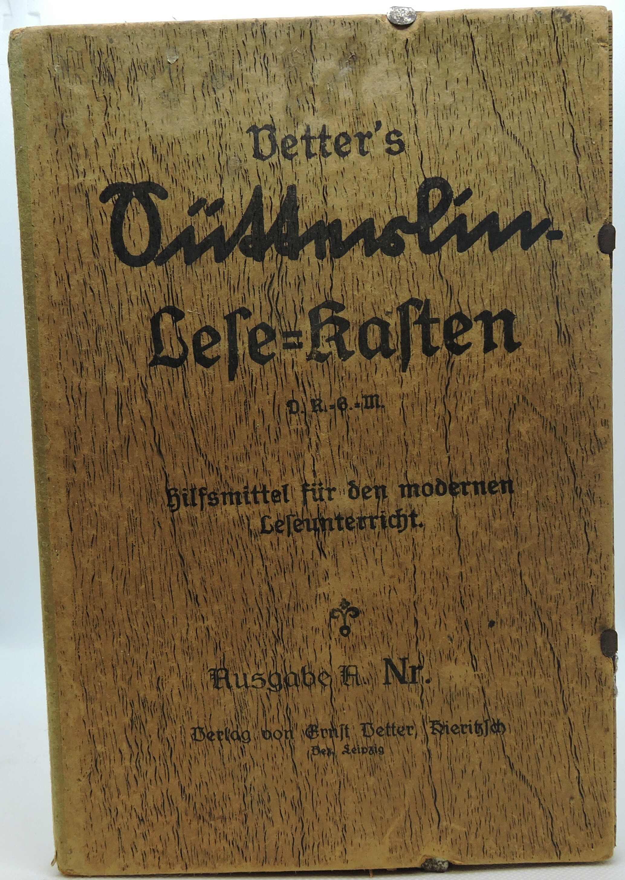 Vetter's Sütterlin-Lese-Kasten (Heimatmuseum Stadt Teltow CC BY-NC-SA)
