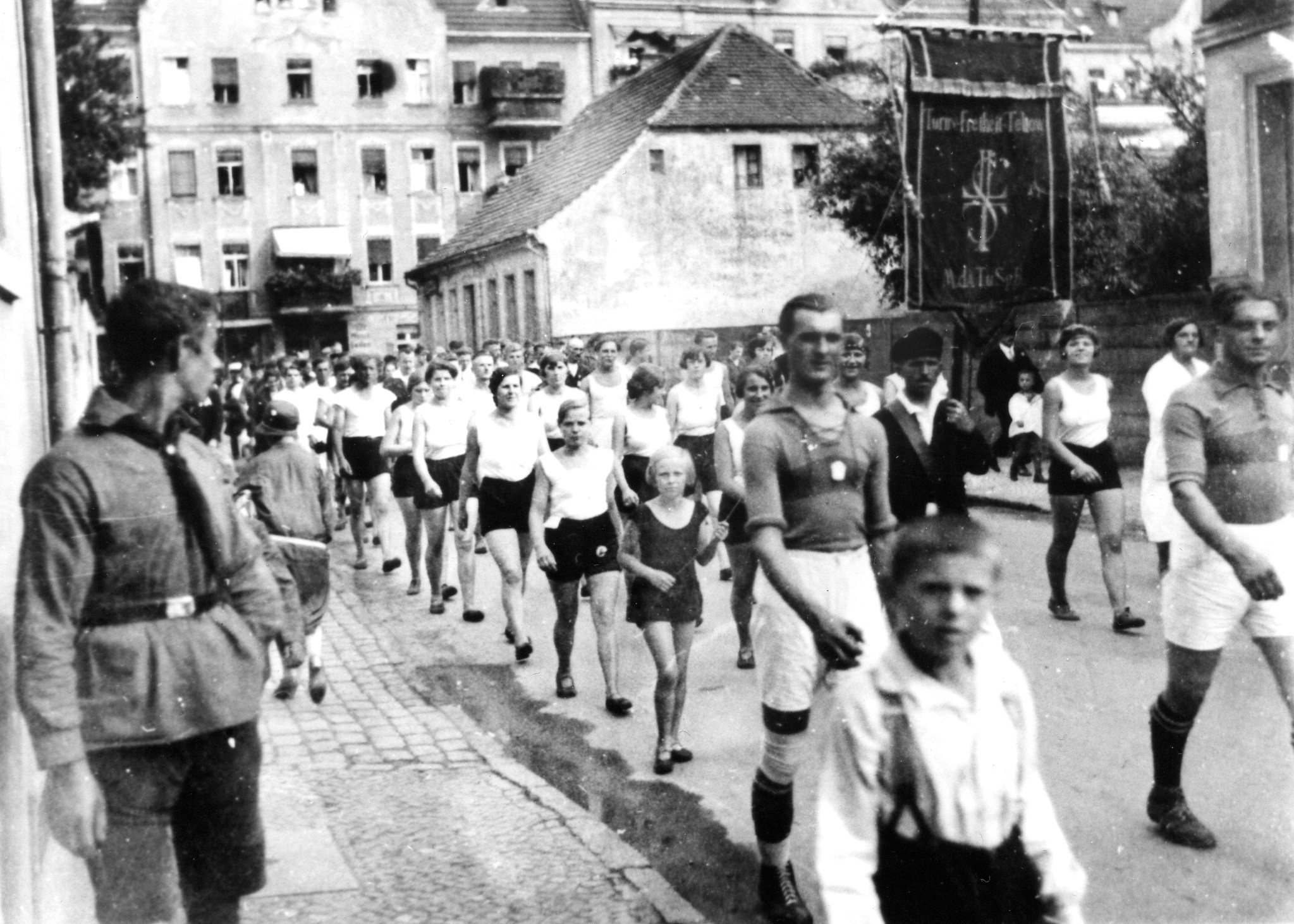 Teltow, Turn- und Sportfest, 1928 (Heimatmuseum Stadt Teltow CC BY-NC-SA)