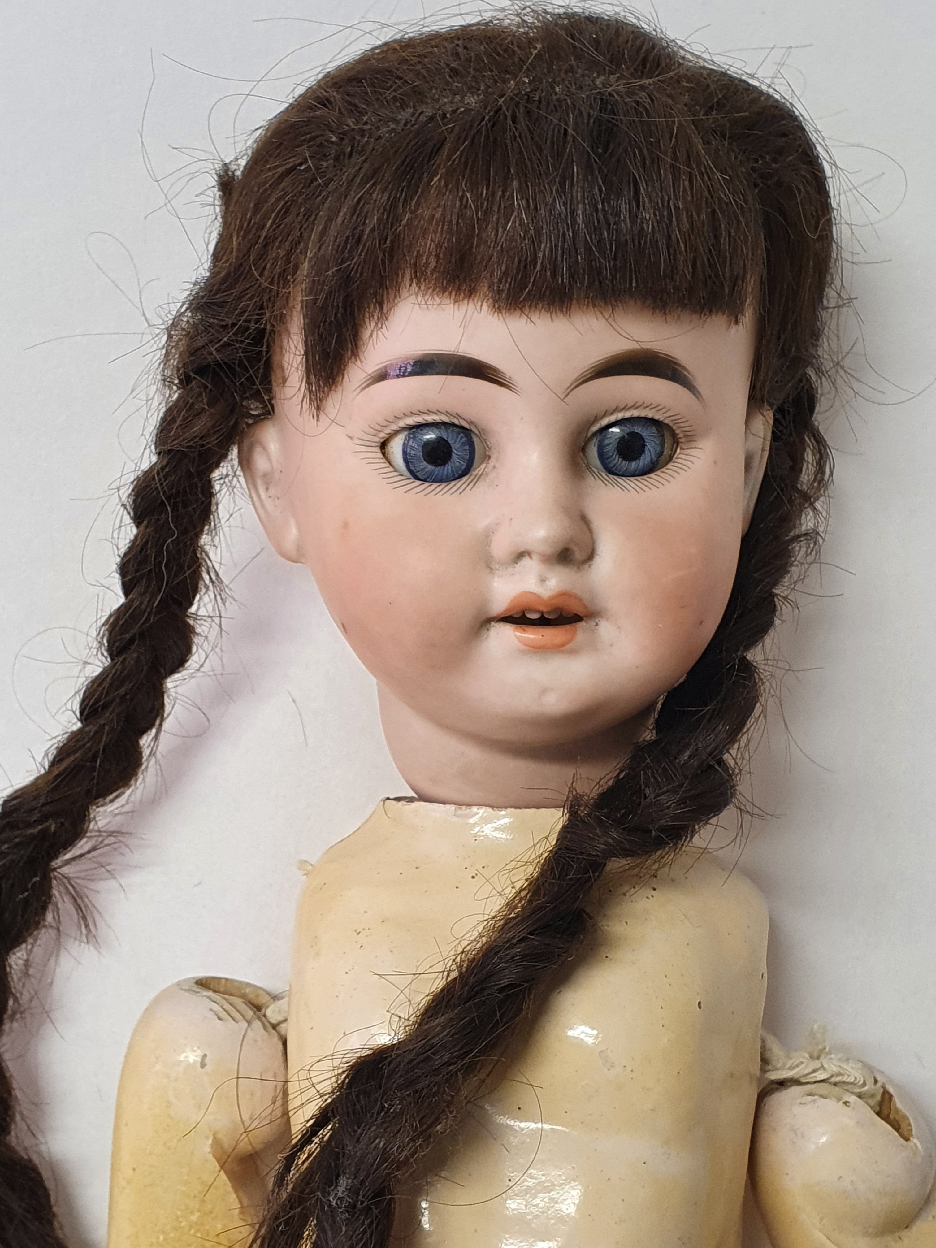 Puppe mit Porzellankopf und Schlafaugen „Erna“ (Pu (Heimatverein Teltow CC BY-NC-SA)