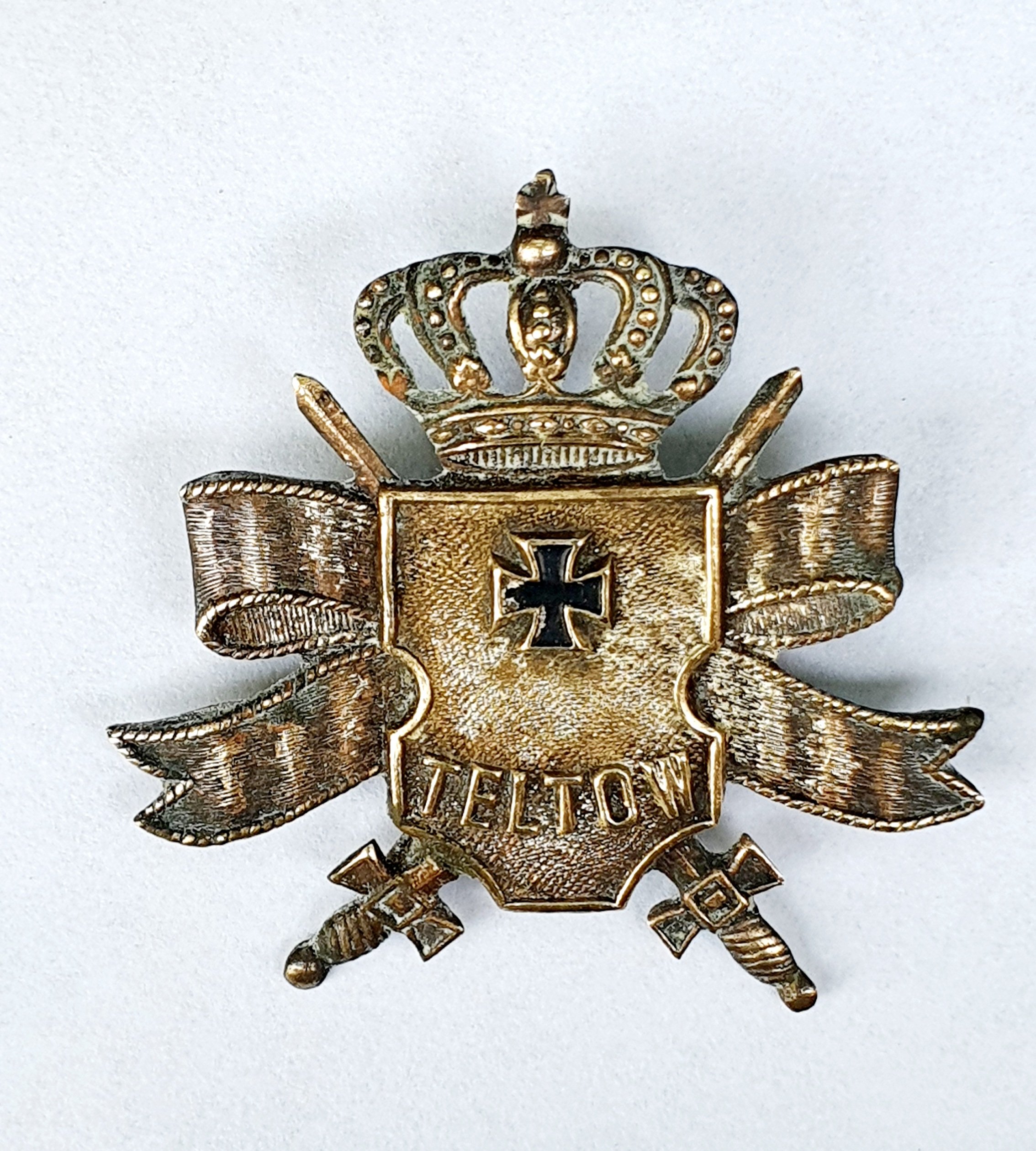 Orden oder Plakette mit Eisernem Kreuz und Krone „ (Heimatmuseum Stadt Teltow CC BY-NC-SA)