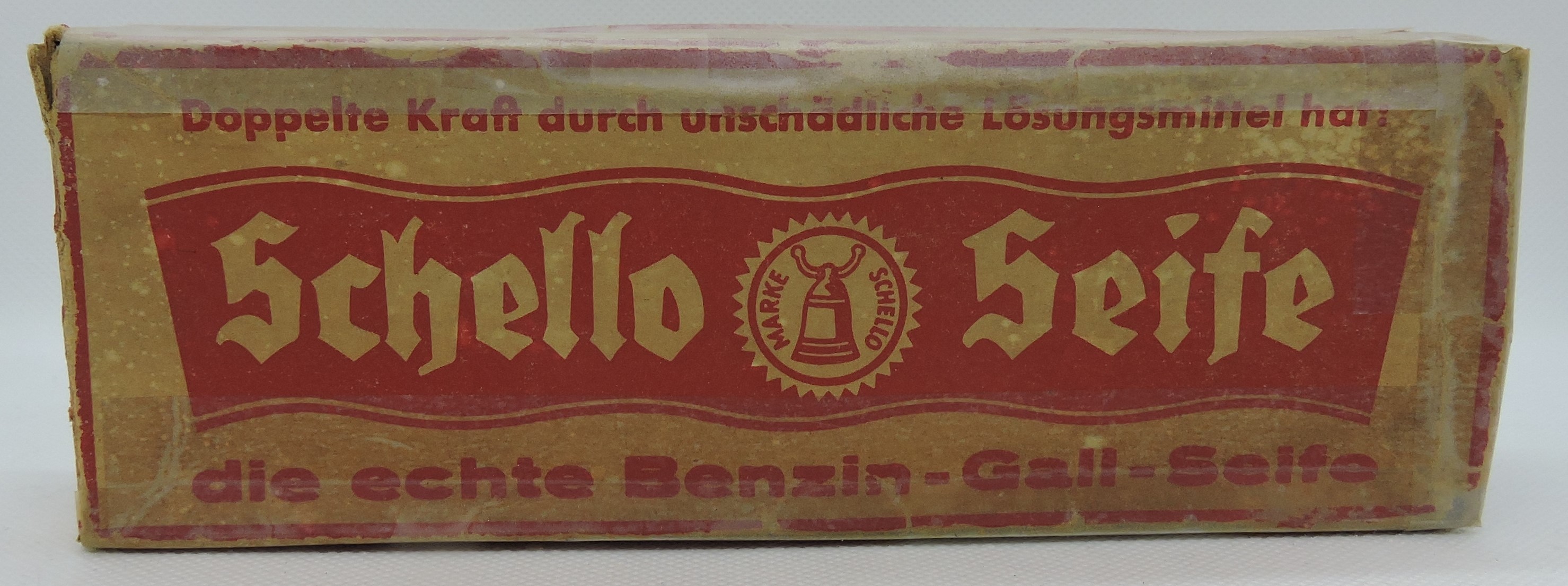 "Schello Seife" - Benzin-Gall-Seife (Heimatverein Teltow CC BY-NC-SA)