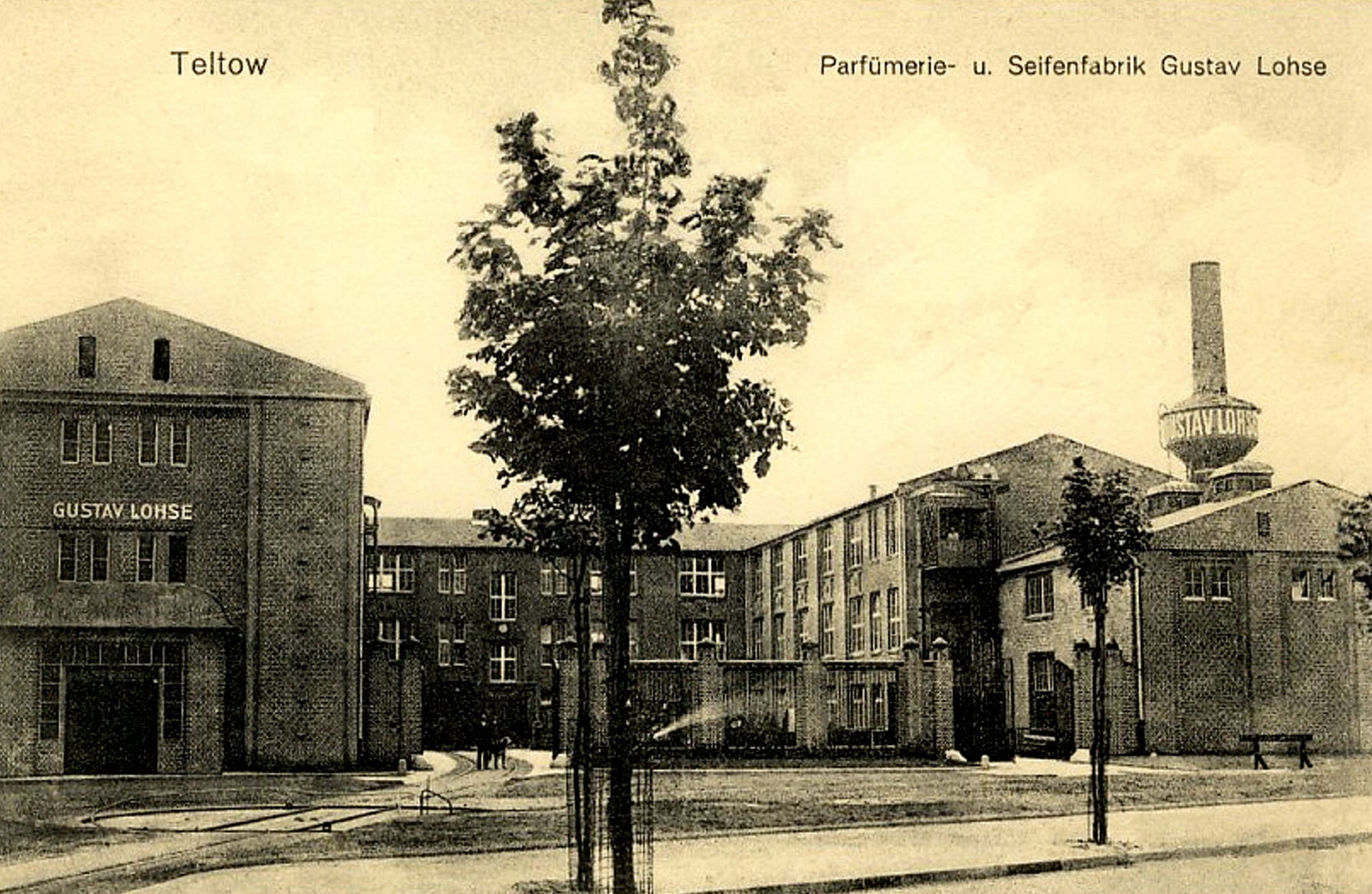 Teltow, Seifen- und Porzellanfabrik Lohse 1914 (Heimatmuseum Stadt Teltow CC BY-NC-SA)