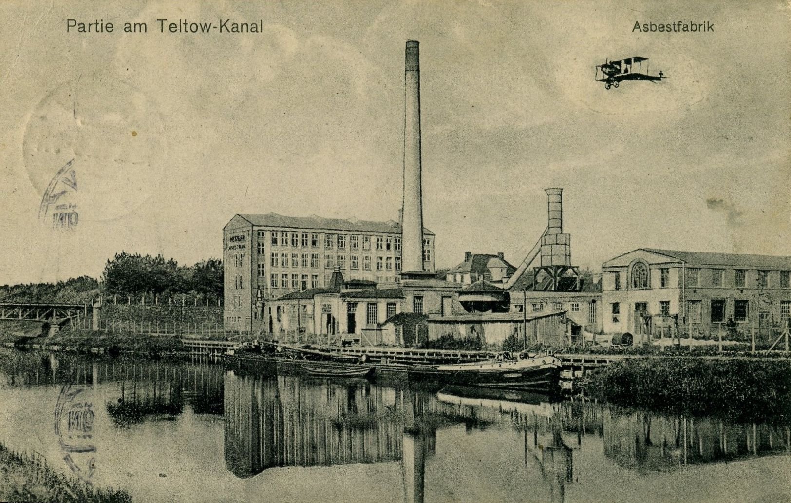 Asbestfabrik Metzner (Heimatmuseum Stadt Teltow CC BY-NC-SA)