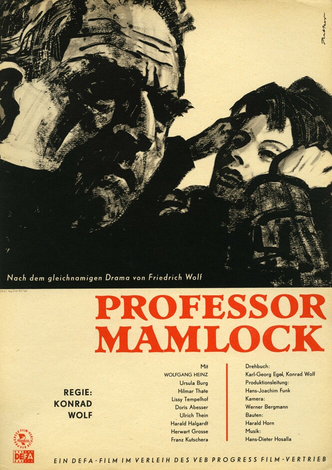 Plakat zu dem Film: Professor Mamlock (Filmmuseum Potsdam / DEFA-Stiftung RR-F)
