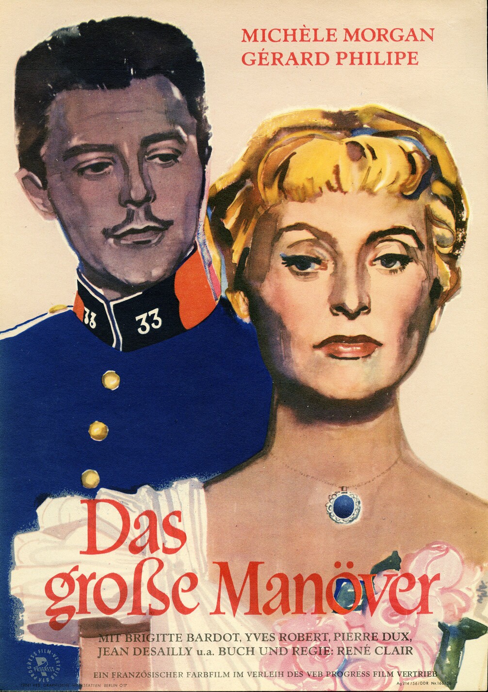 Plakat zu dem Film: Das große Manöver (Filmmuseum Potsdam / DEFA-Stiftung RR-F)